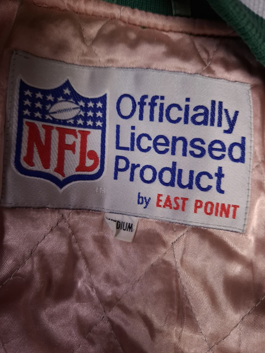 80's 빈티지 NFL 필라델피아 이글스 사틴 바시티자켓 상품이미지7