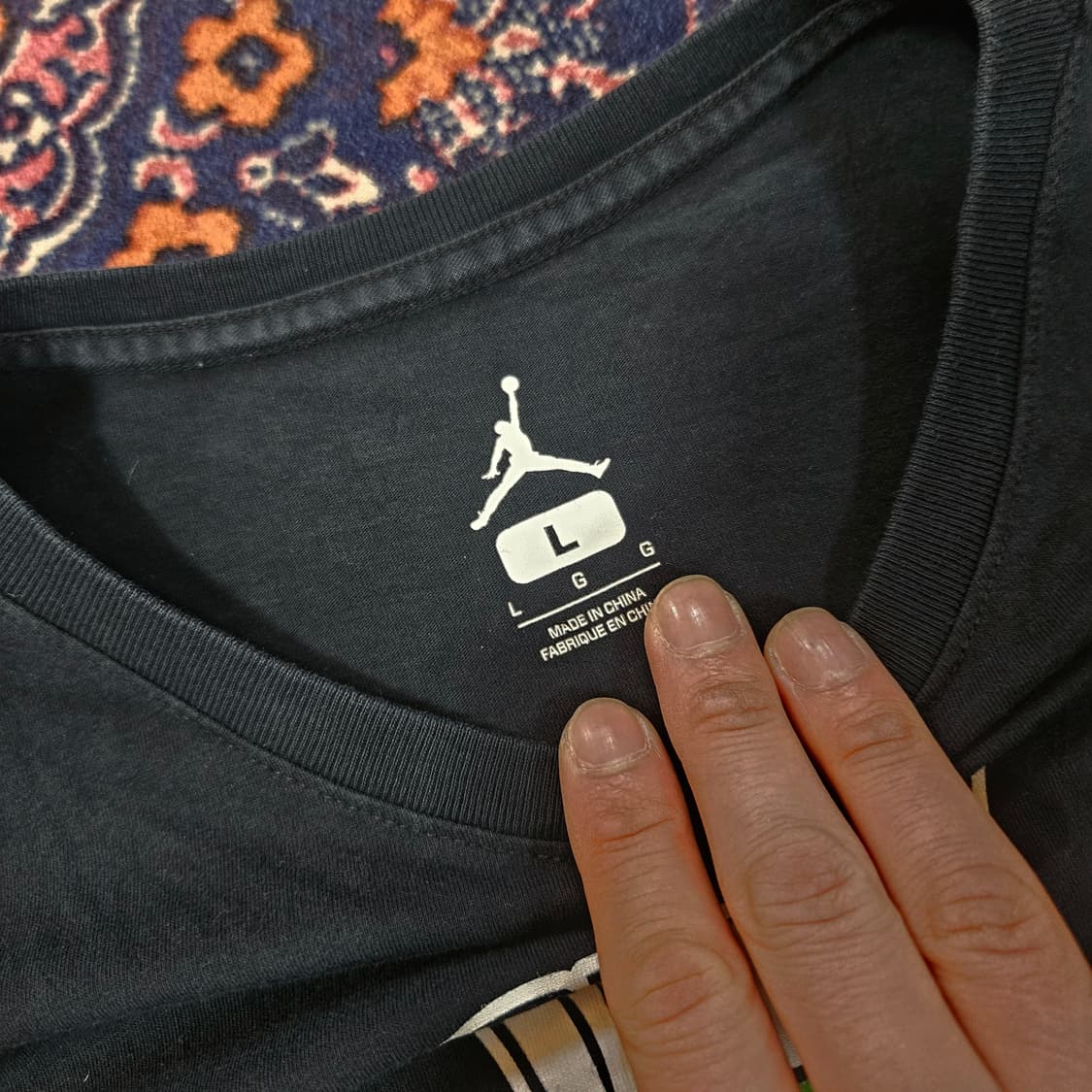 나이키(Nike) 조던 마빈말스 블랙 반팔티셔츠 L 상품이미지5