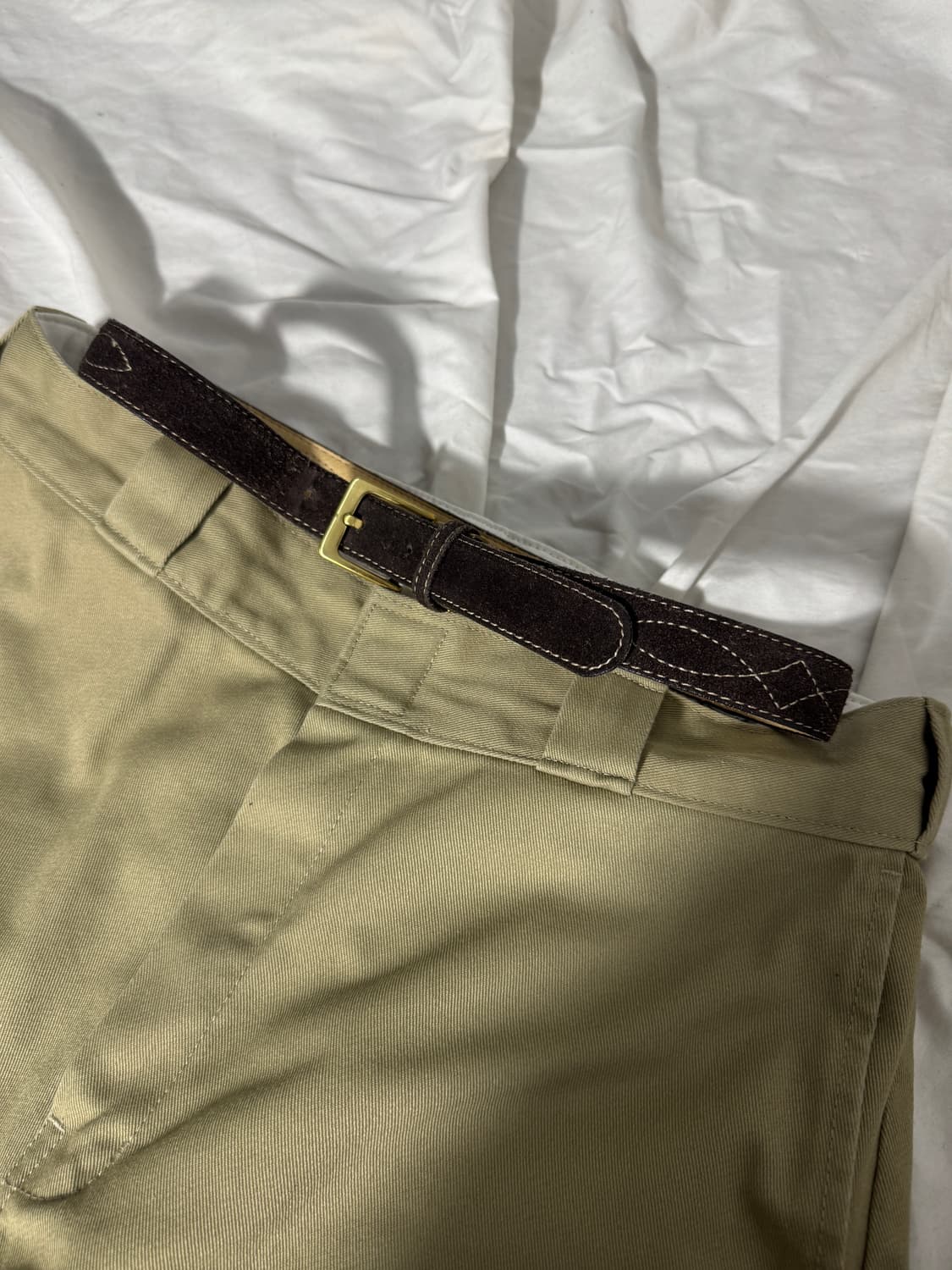 빈티지 스웨이드 웨스턴 스티치 벨트 상품이미지2