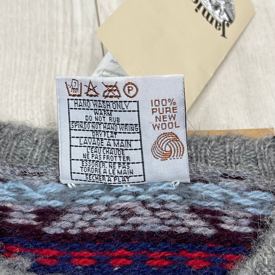 제이미슨스 Jamieson’s 페어아일 니트 XL 105~110 상품이미지8