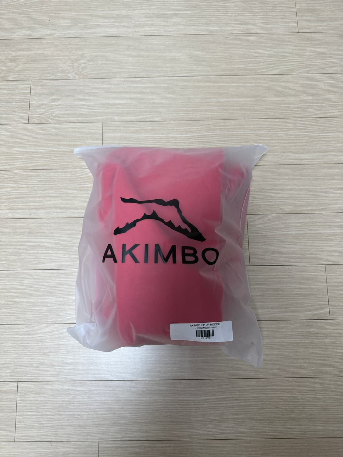 [L] 아킴보 클럽 후드집업 레드 상품이미지1