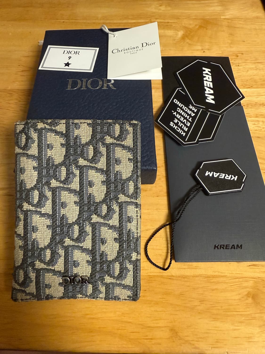 디올 오블리크 오거나이저 자카드 지갑  상품이미지1