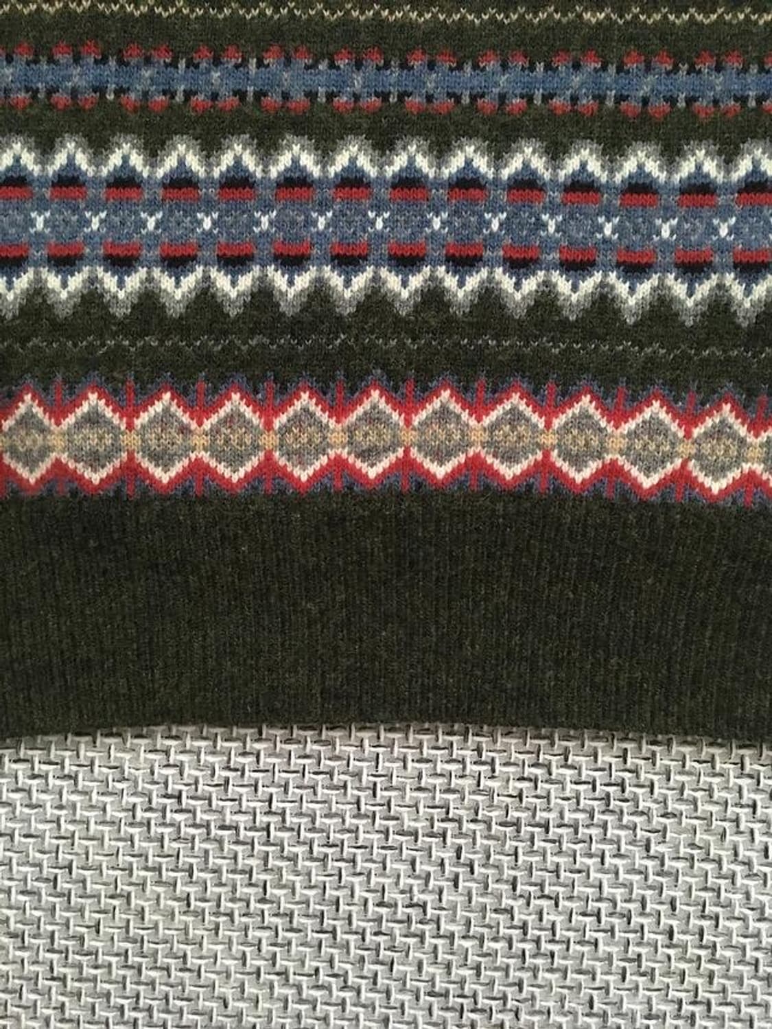 00s elbow patch fairisle sweaters 상품이미지4