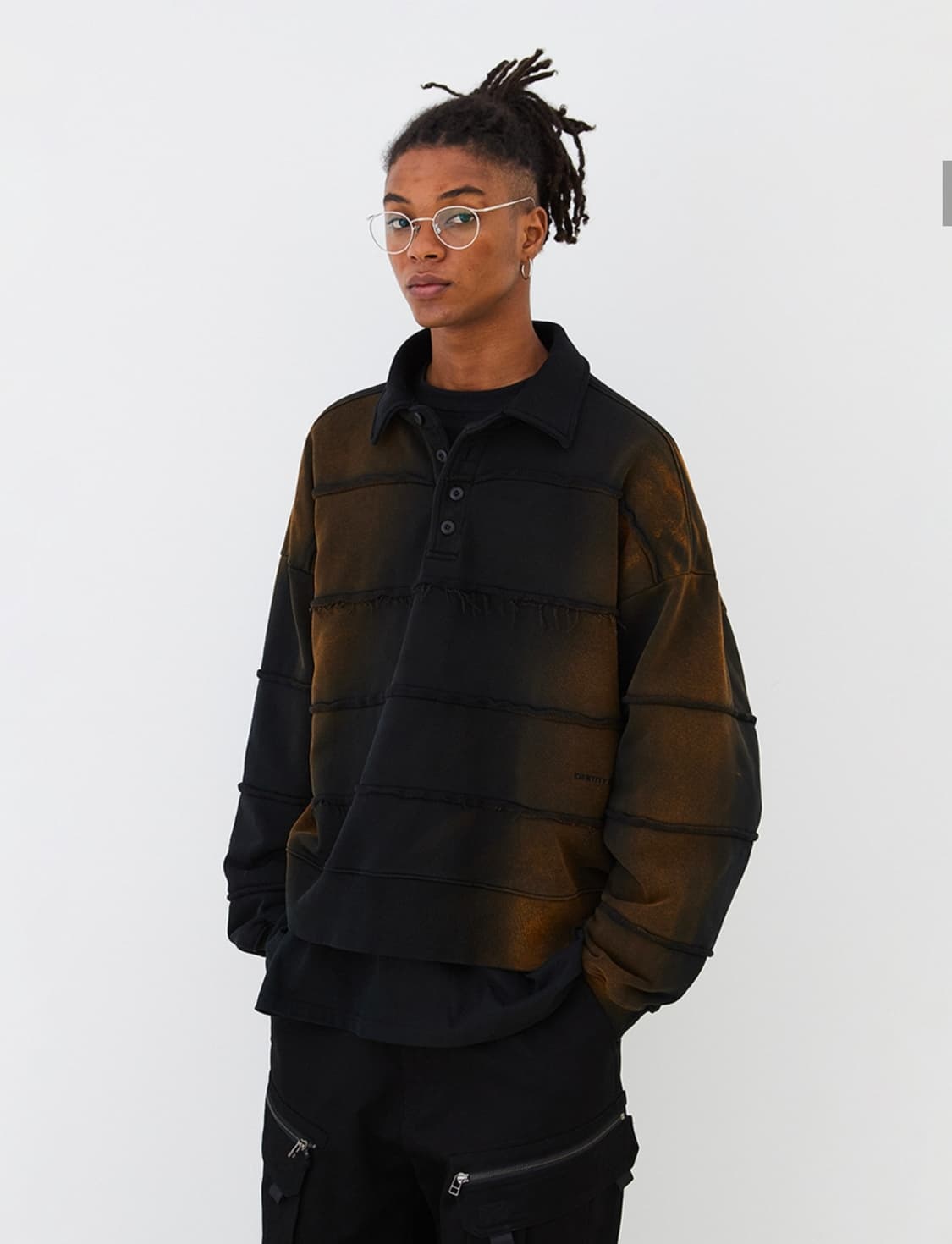 [M] 이에이 맨투맨 블랙 상품이미지5