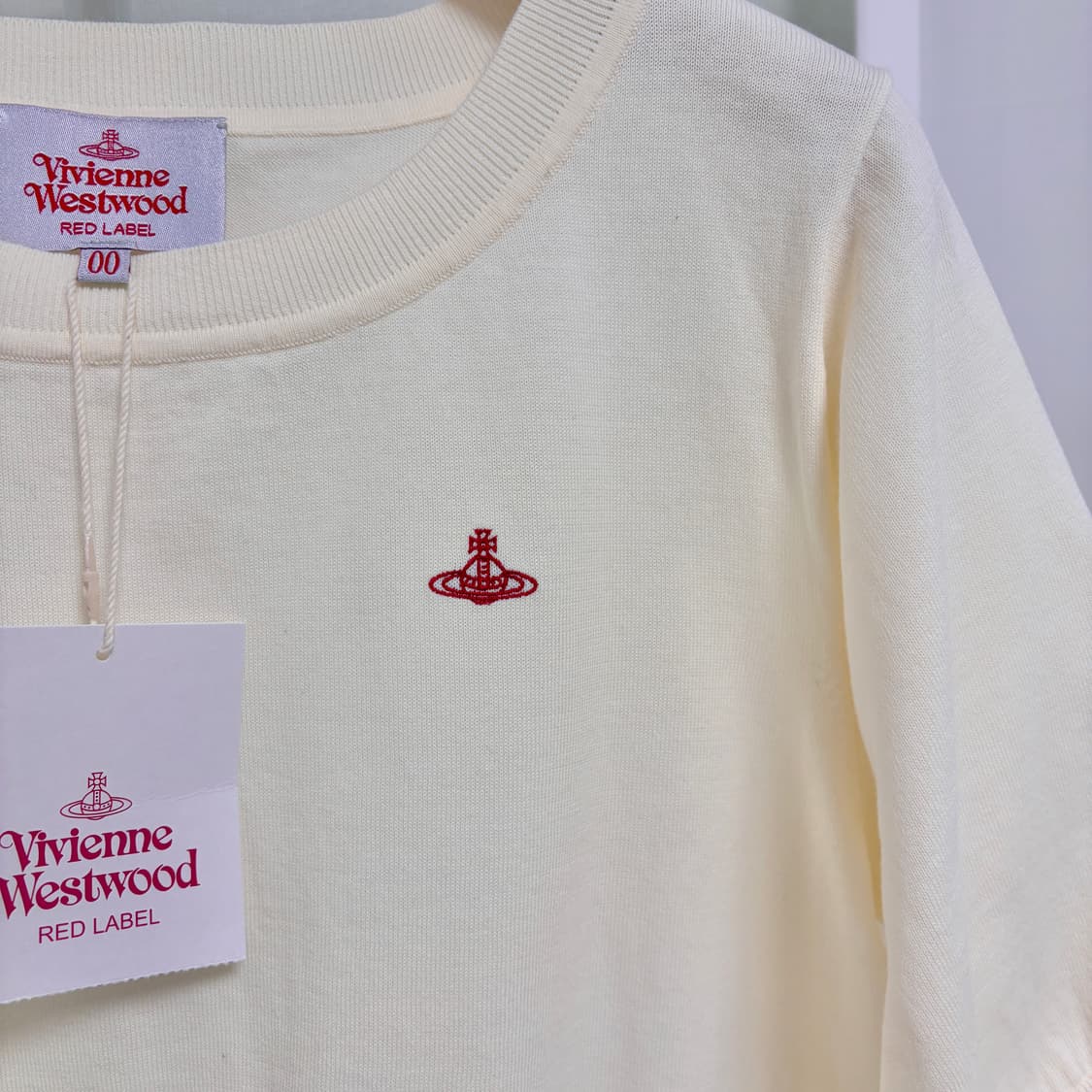 비비안웨스트우드 하이트위스트 코튼 반팔 니트 상품이미지3