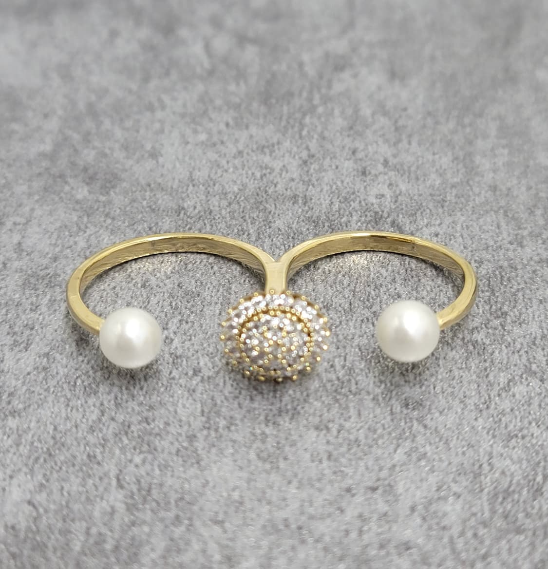 pave pearl ring 상품이미지2