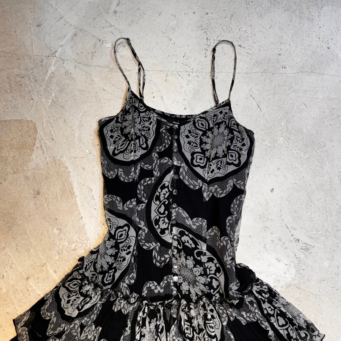 오리엔탈 패턴 캉캉 원피스 상품이미지3