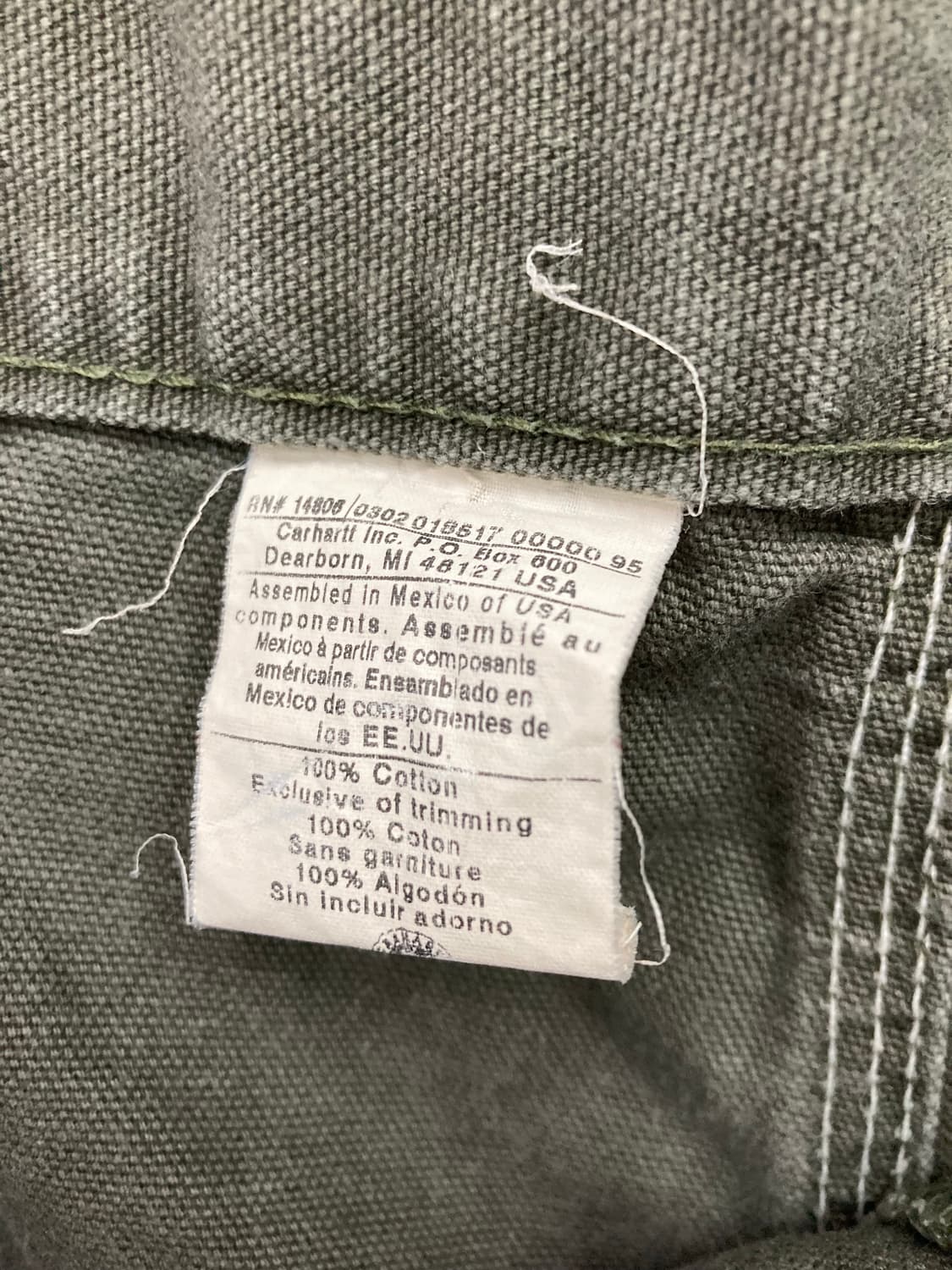 칼하트 사이드 포켓데님 상품이미지3