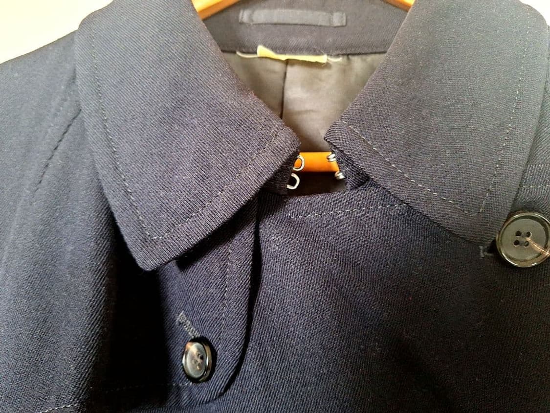 꼼데가르송 옴므 플러스 메쉬 패널 더블 브레스티드 코트 상품이미지3