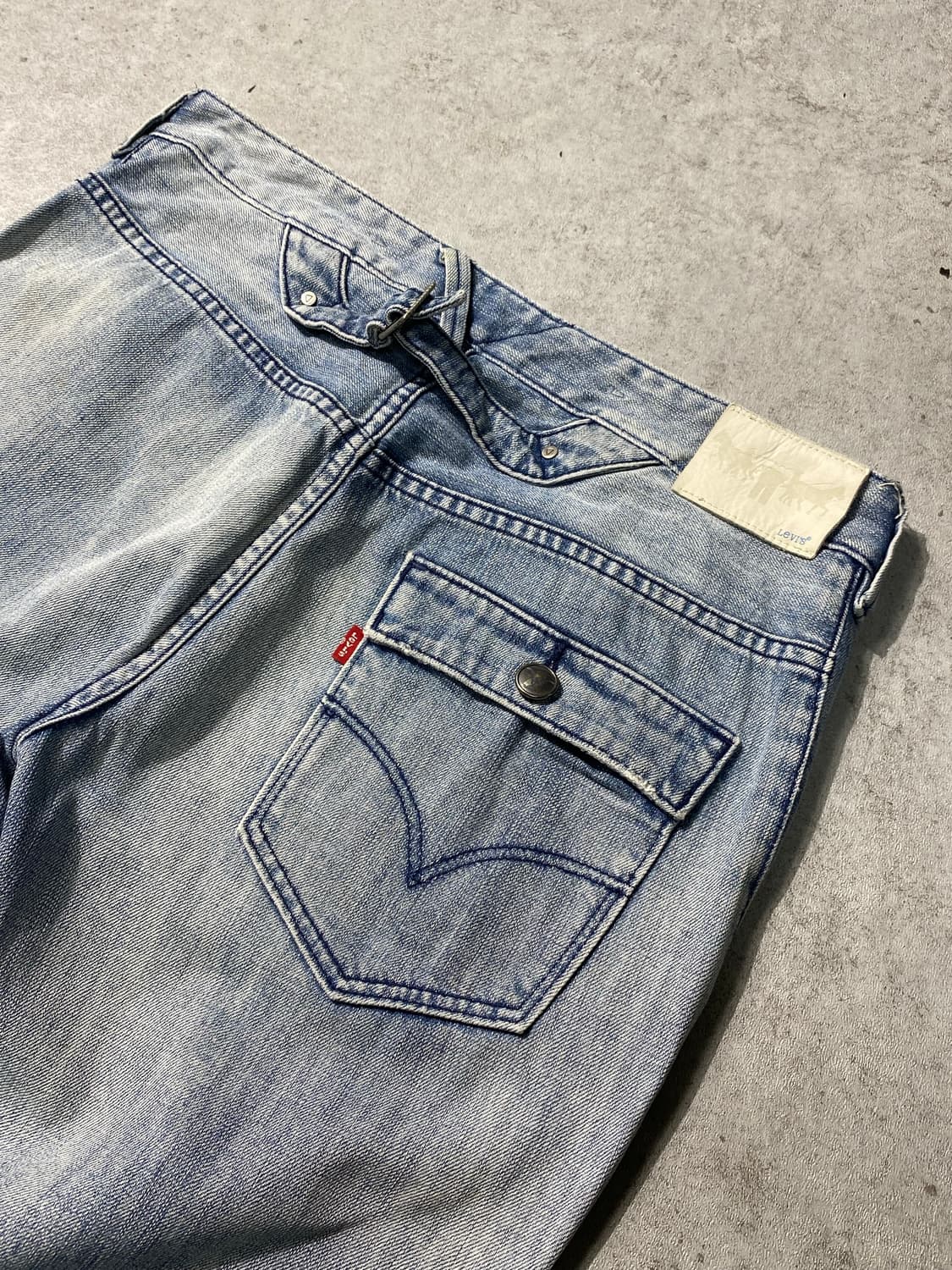 [32-33] Levi's 리바이스 모던 오리지널 신치백 데님팬츠 상품이미지7