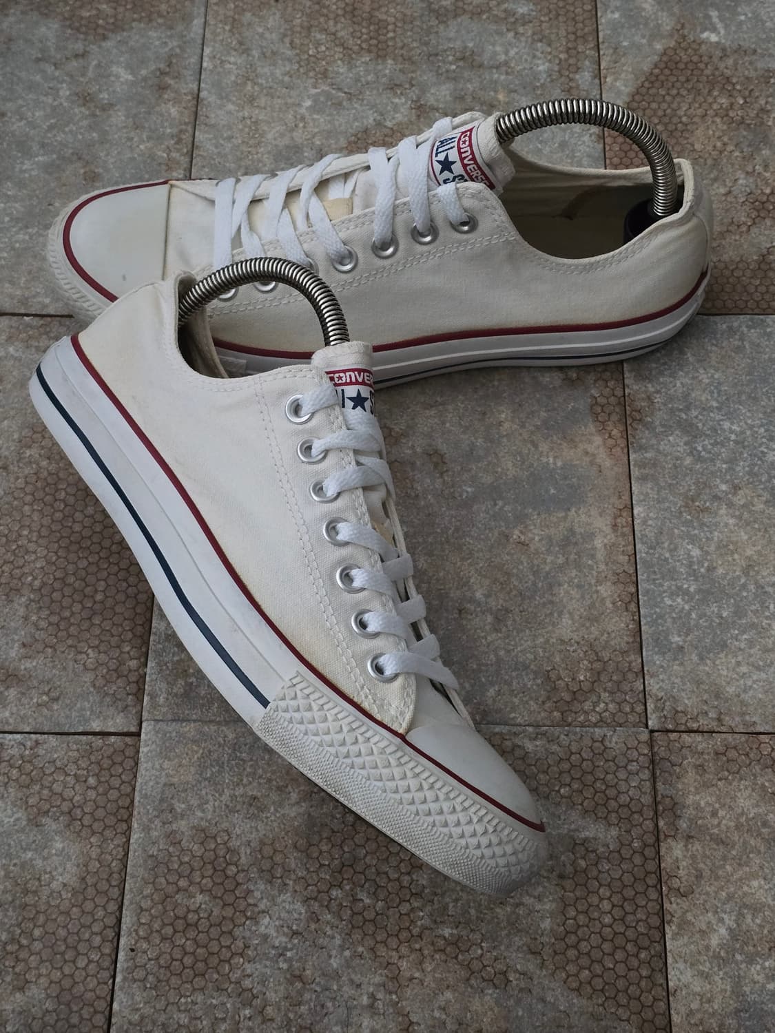 (270)컨버스 척테일러 올스타 로우 화이트 상품이미지7