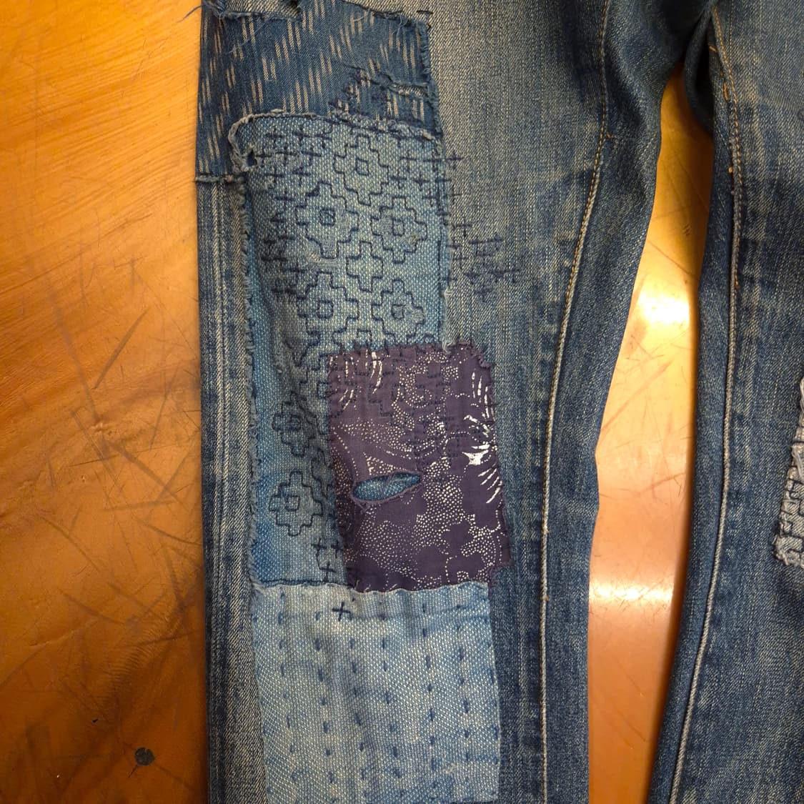 데님 앤 서플라이 랄프로렌 슬림핏 데님 팬츠 상품이미지5