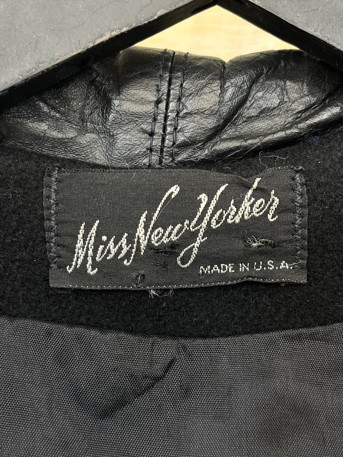 Miss New Yorker 90's U.S.A 레더 프린지 자켓 상품이미지5