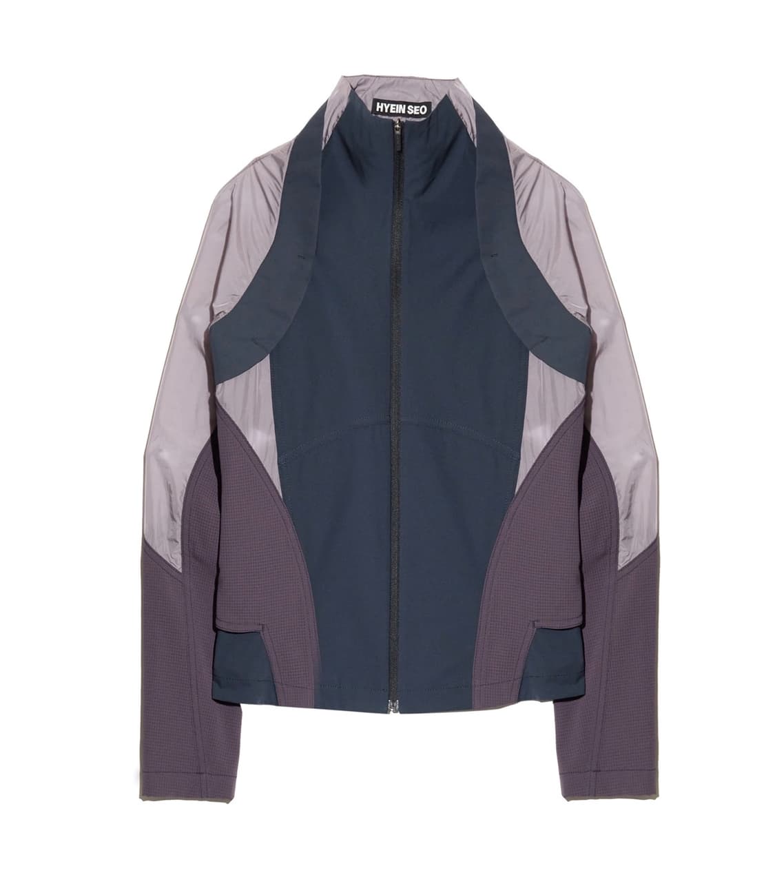 혜인서 패널드 윈드브레이커 애쉬퍼플 미드나잇 자켓 새상품 2사이즈 상품이미지1