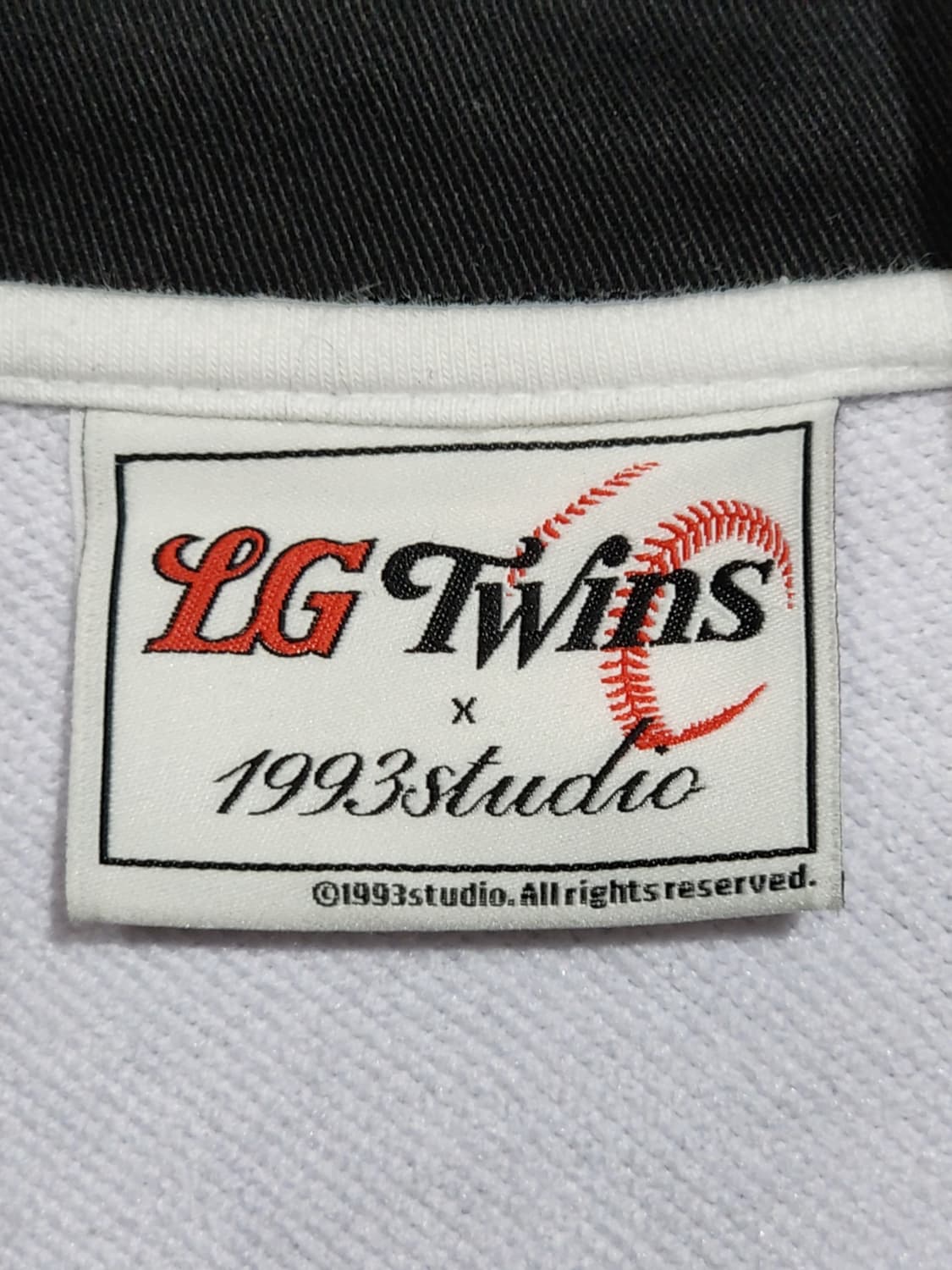 엘지트윈스 빅사이즈 맨투맨 반집업 LG 트윈스 스웨트 티셔츠  상품이미지3