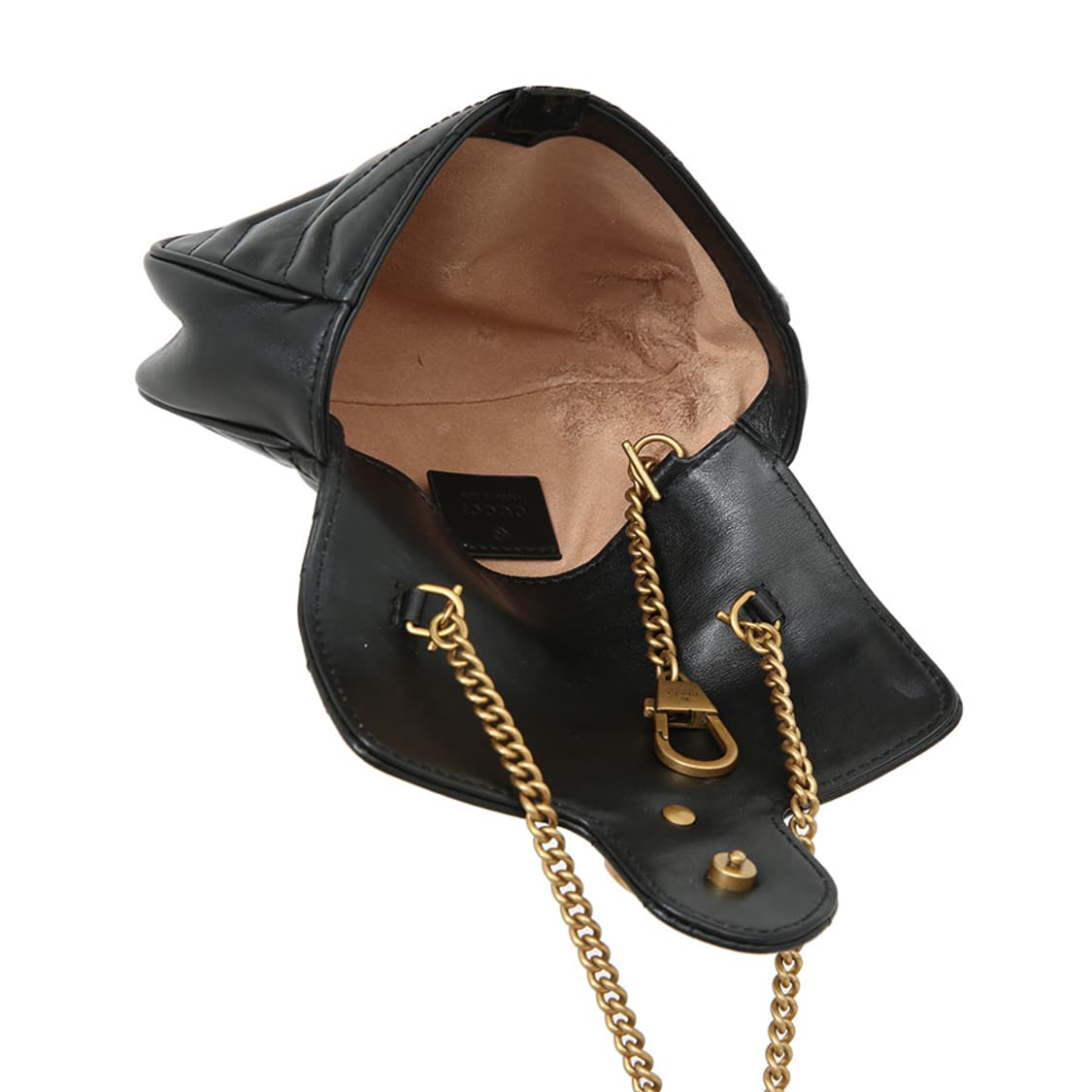 구찌 GG 마몽 마틀라세 수퍼 미니 체인 크로스백 476433 상품이미지9