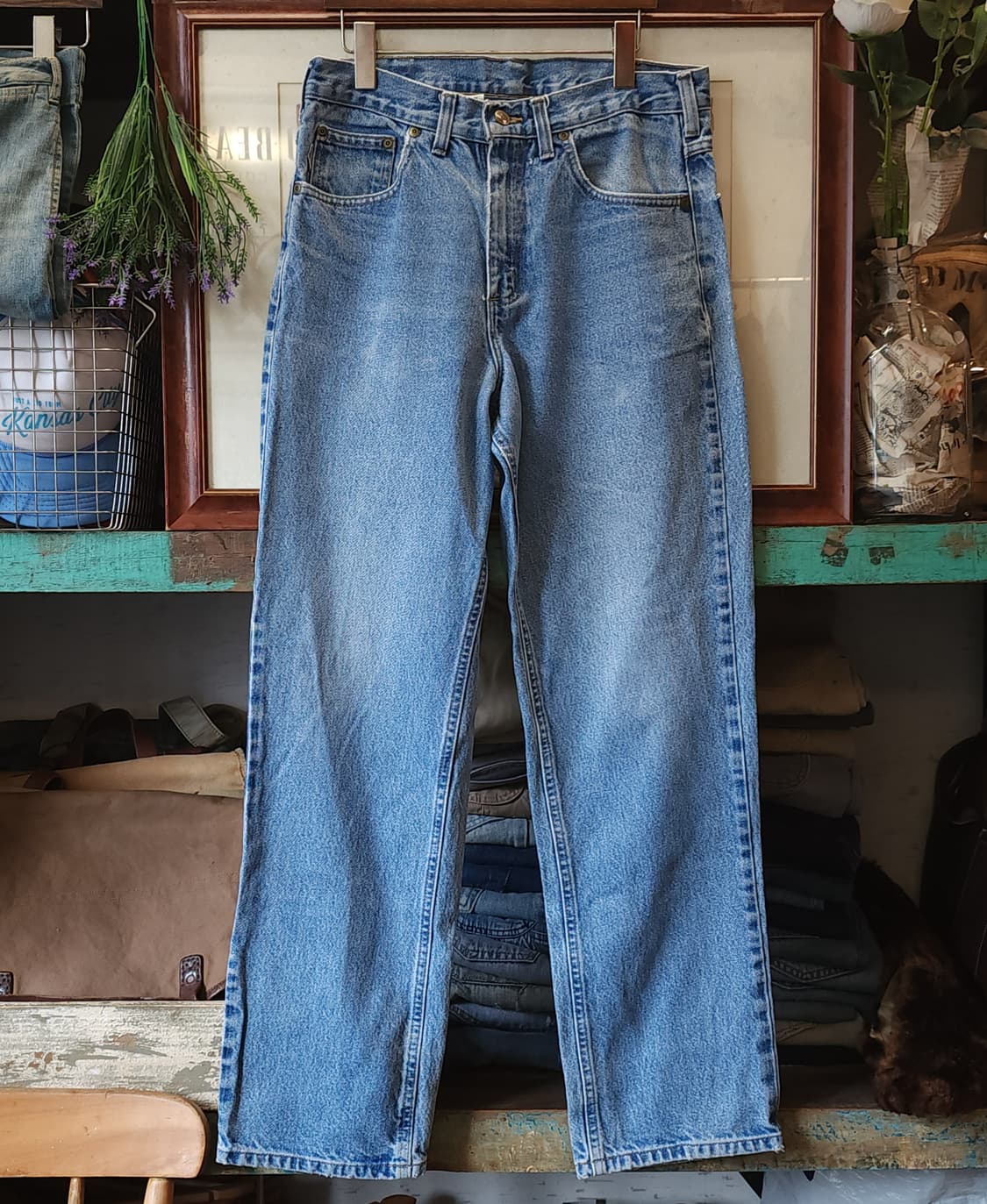 칼하트 데님팬츠 트레디셔널 워크 데님 팬츠 연청 32x32 상품이미지1