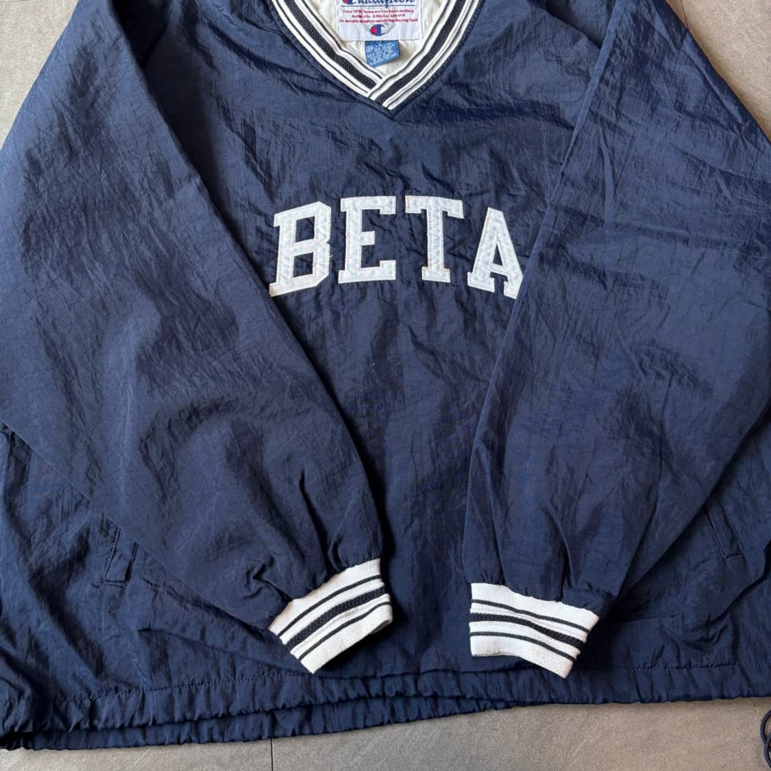 챔피온 정품 네이비 나일론 웜업 상품이미지10