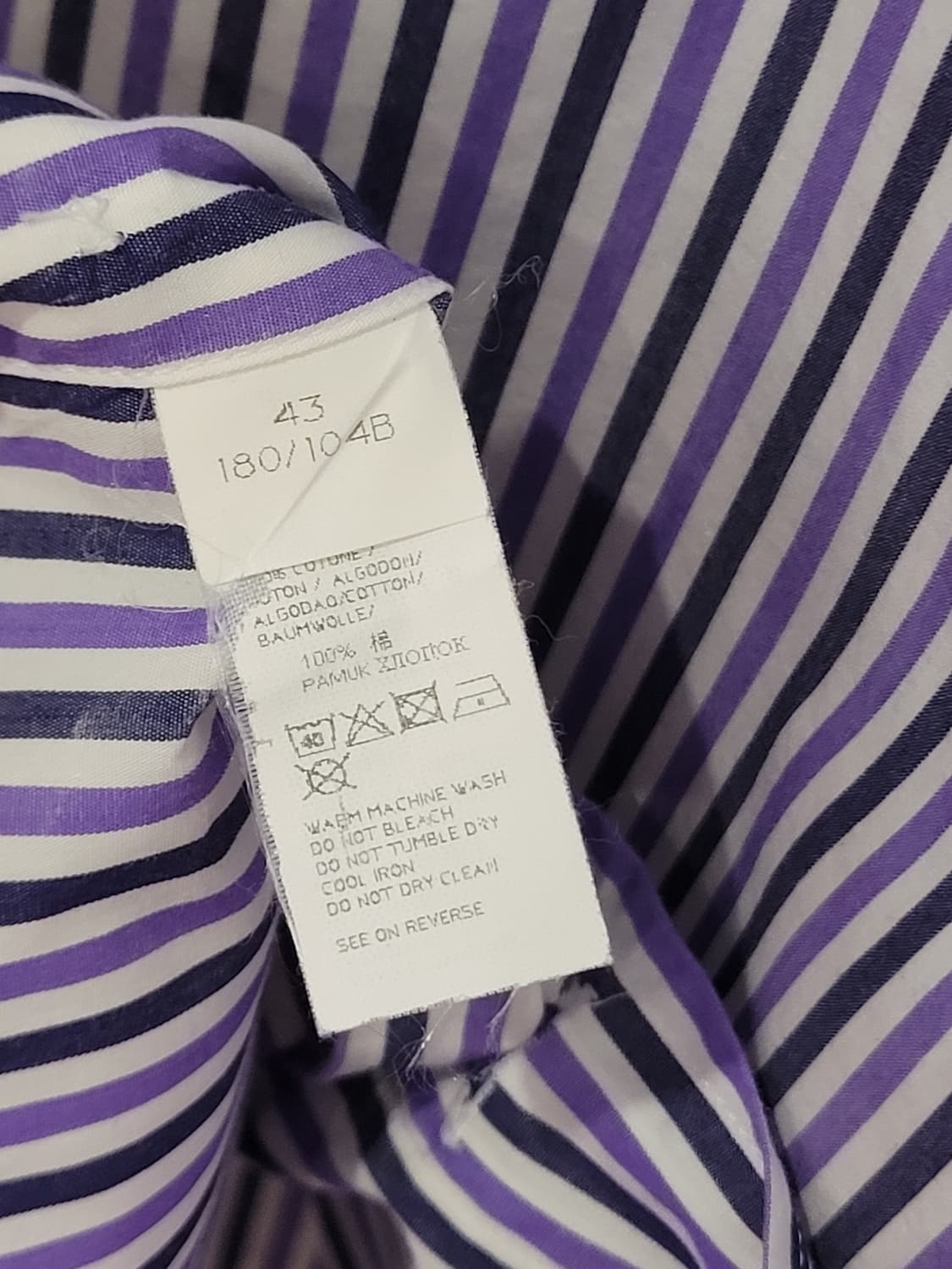 폴앤샤크 요트 클럽 스트라이프 남성 셔츠 105~110사이즈 상품이미지9