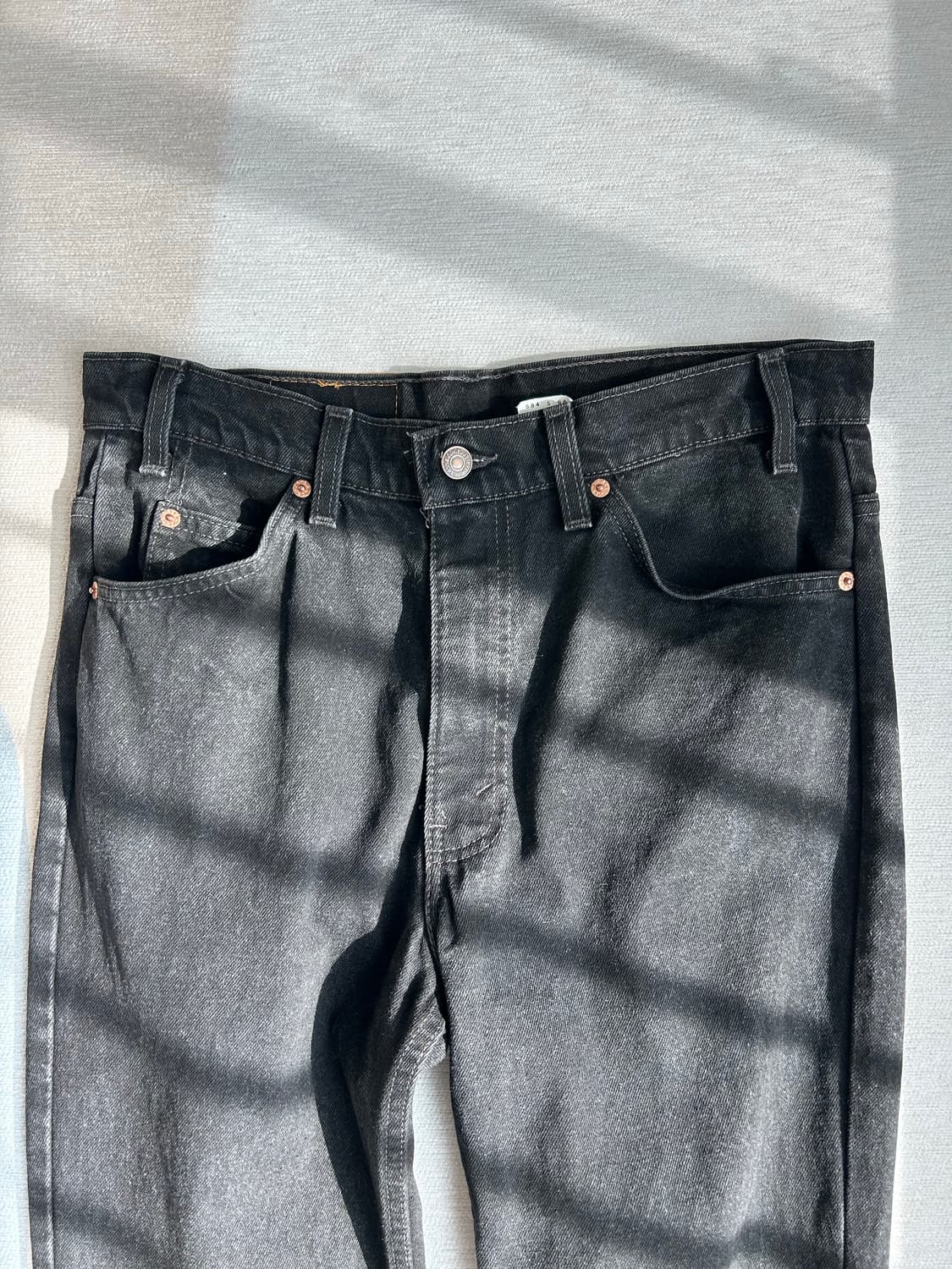 90s 빈티지 리바이스 517 오렌지탭 블랙 usa 상품이미지3