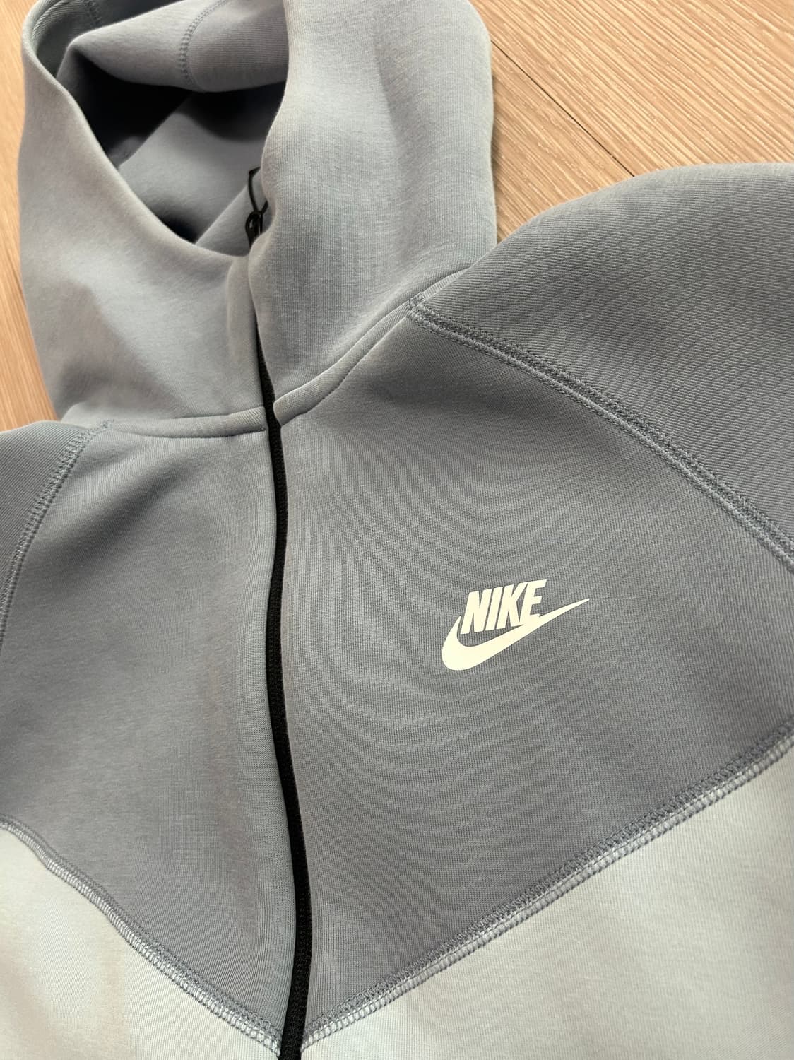 나이키 테크플리스 후드집업 블루 테크팩  상품이미지4