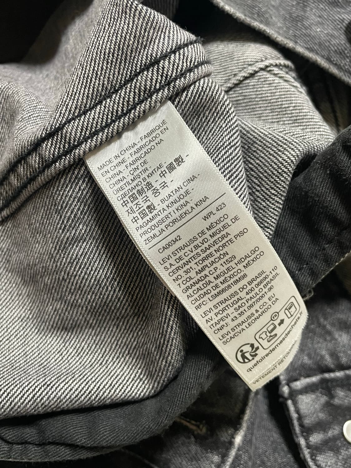 언더커버x리바이스 3세대 데님 트러커 자켓 상품이미지8