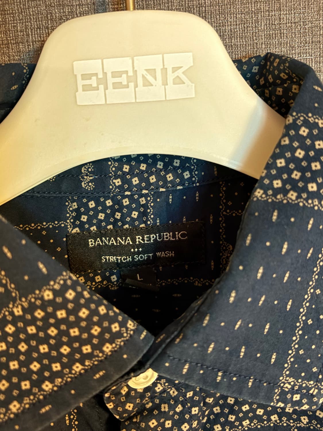 바나나 리퍼블릭 패턴 셔츠 L 상품이미지2