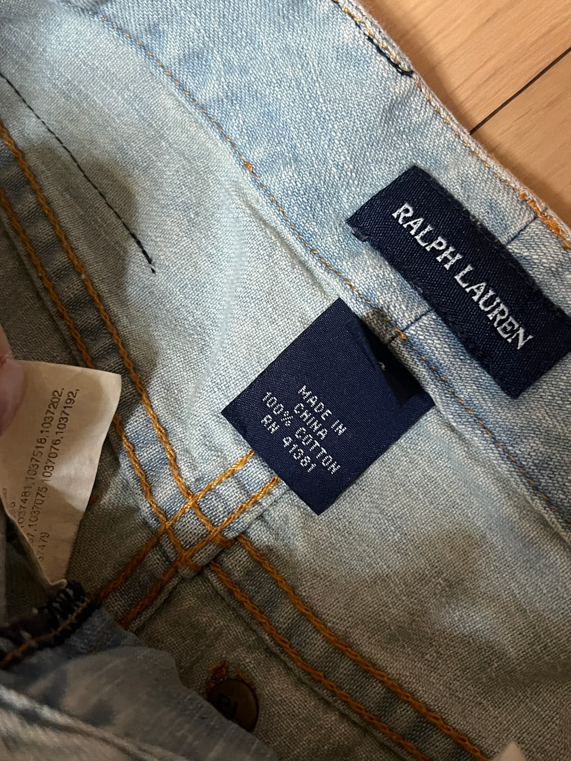 폴로 랄프로렌 빈티지 데님 캉캉 롱스커트 청치마 상품이미지5