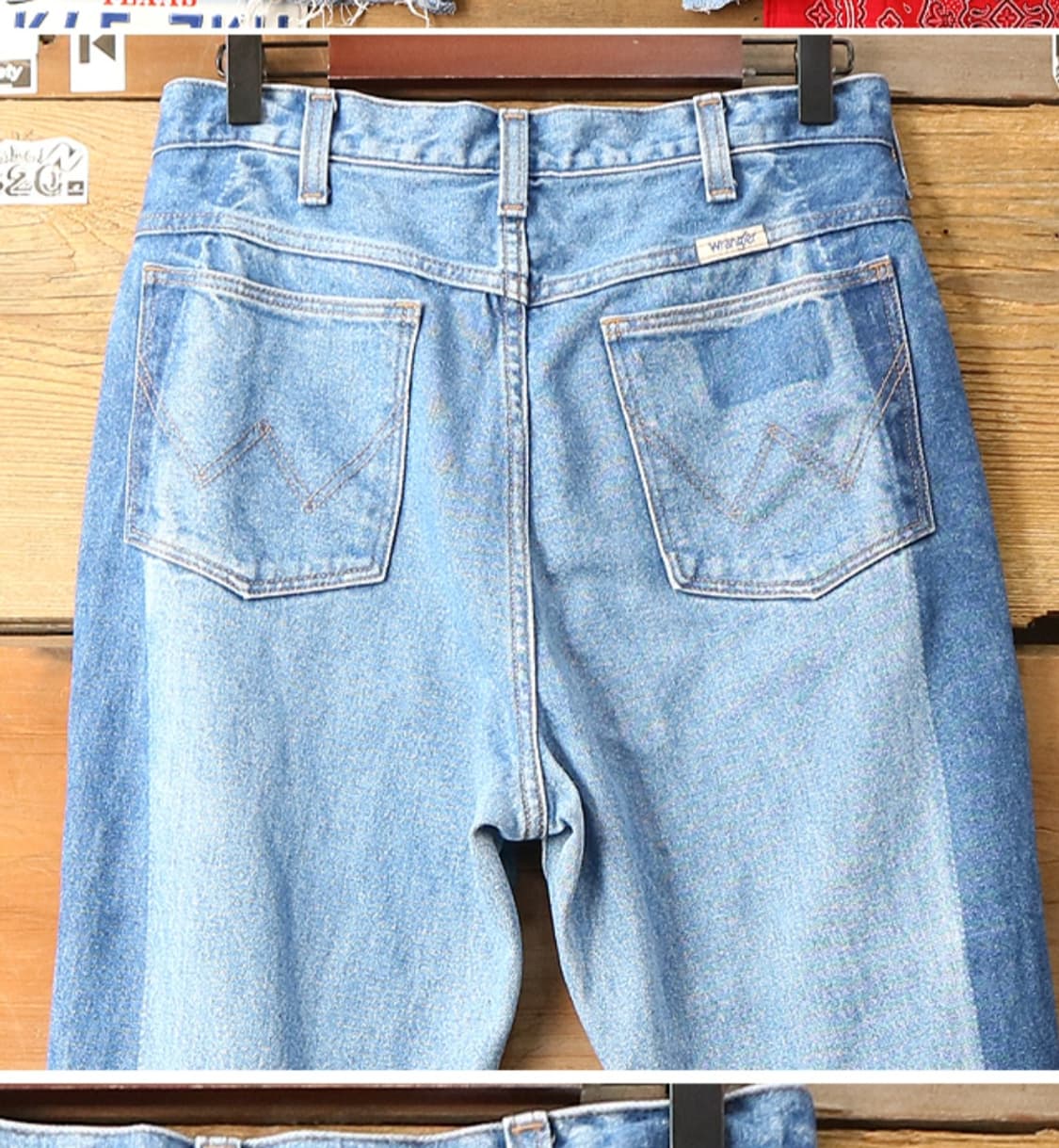 

일본판 wrangler 랭글러 빈티지 부츠컷 커스텀 데님팬츠  

 상품이미지5