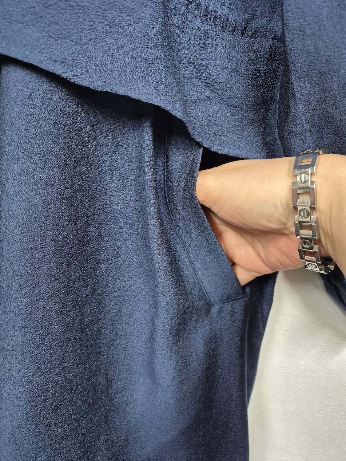 택새  다니엘에스테 빅루즈 린넨 롱 아우터 상품이미지8