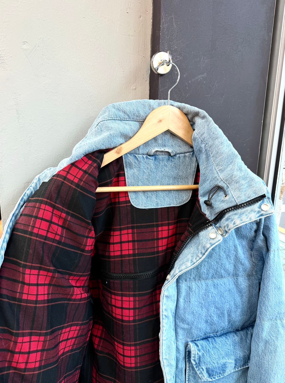 XS/ 언래블 프로젝트 다운 데님 패딩점퍼 상품이미지5