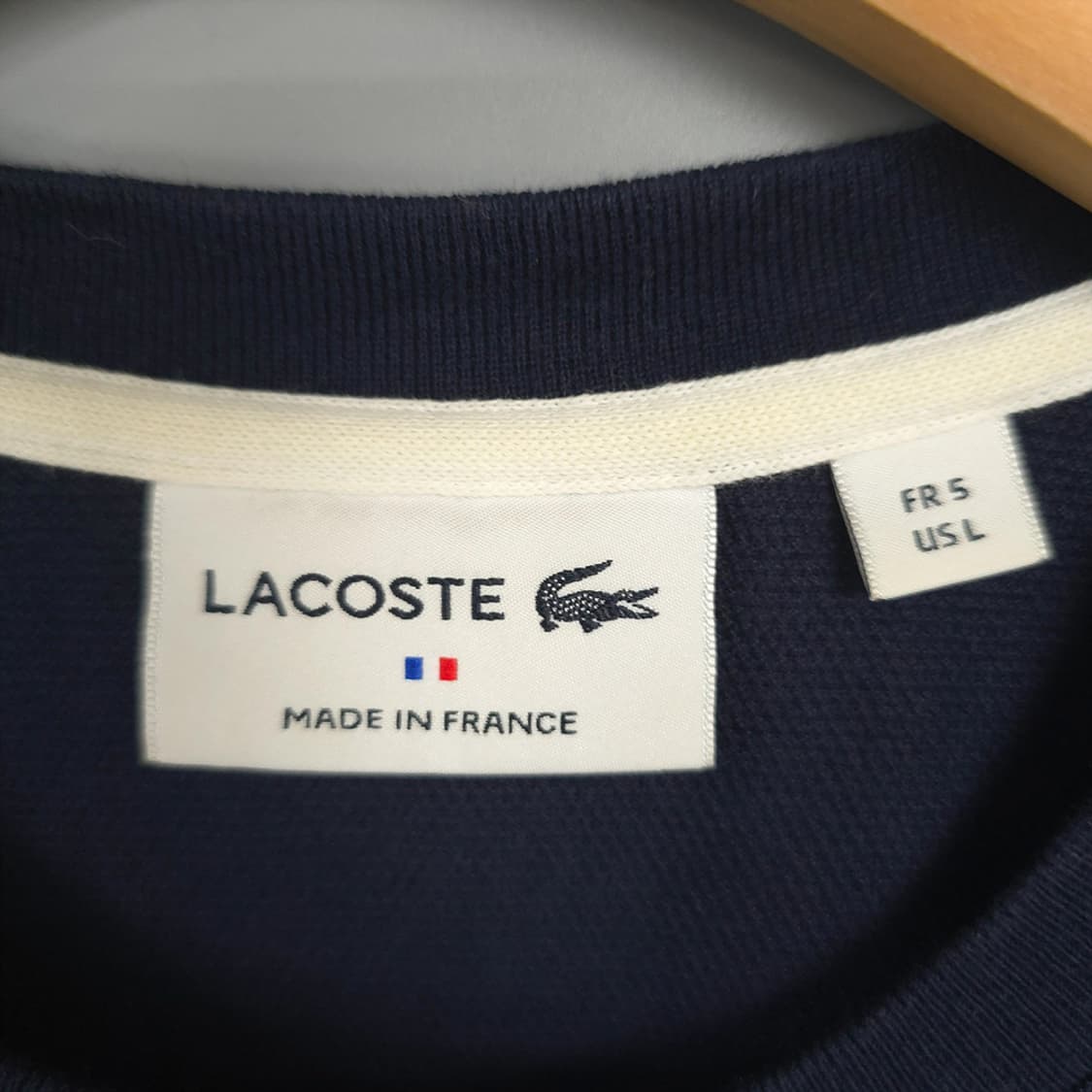 라코스테 Lacoste 배색 그래픽 반팔티 L 상품이미지7