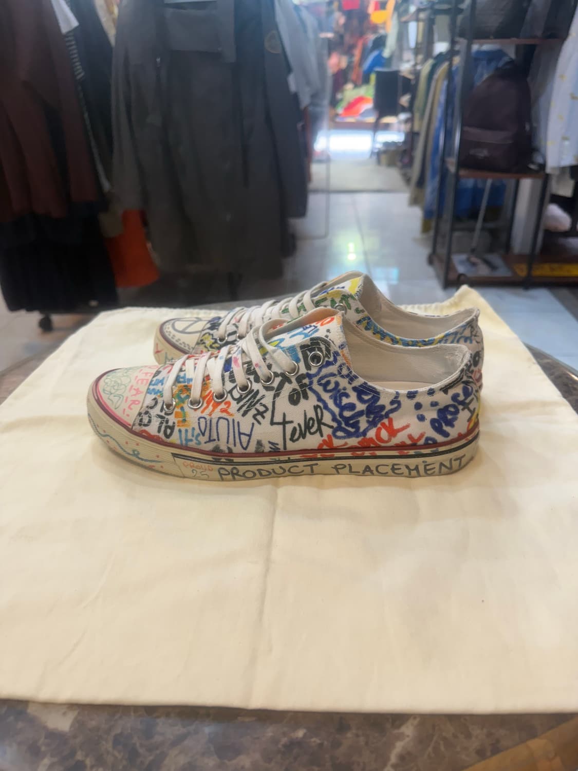 42/27p 정품 배트멍 그래피티 낙서 스니커즈 팝니다 상품이미지3