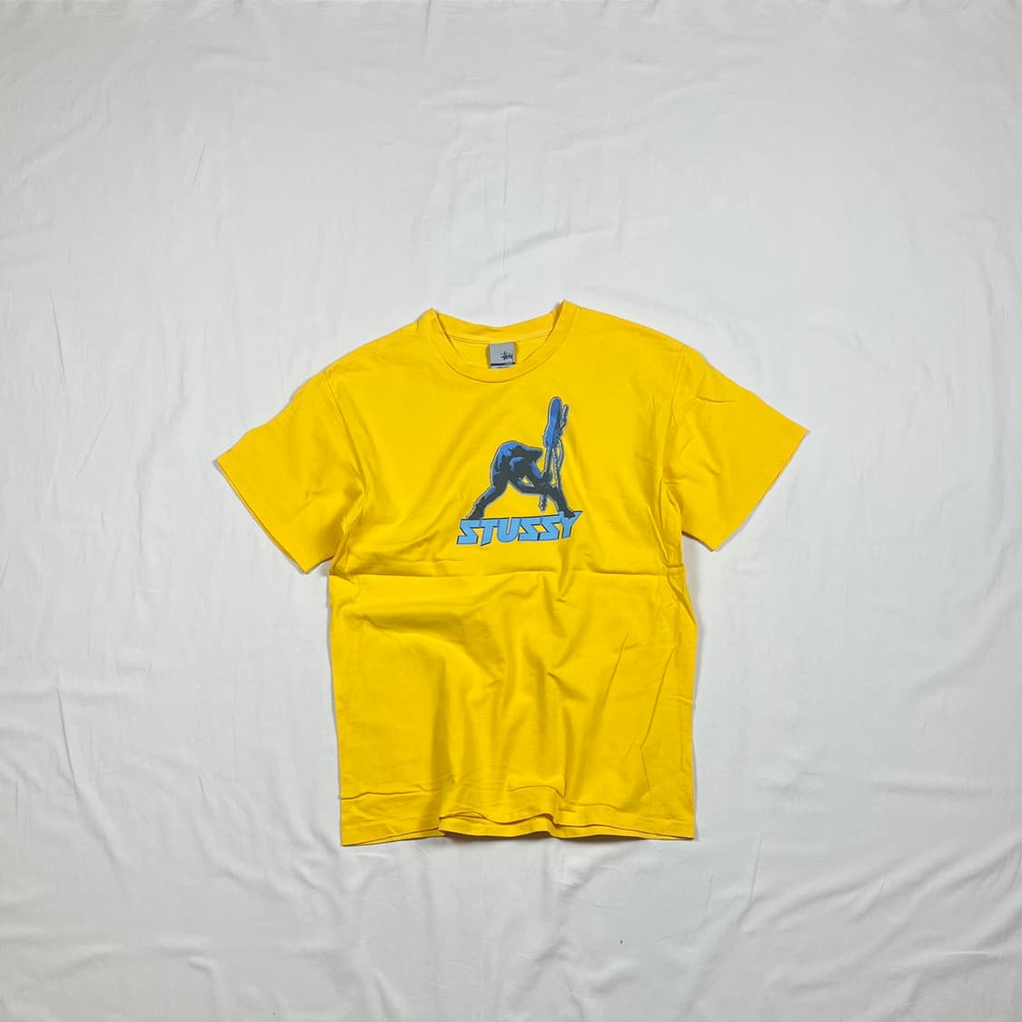 90‘s 스투시 stussy x the clash 프린트 반팔티 상품이미지1