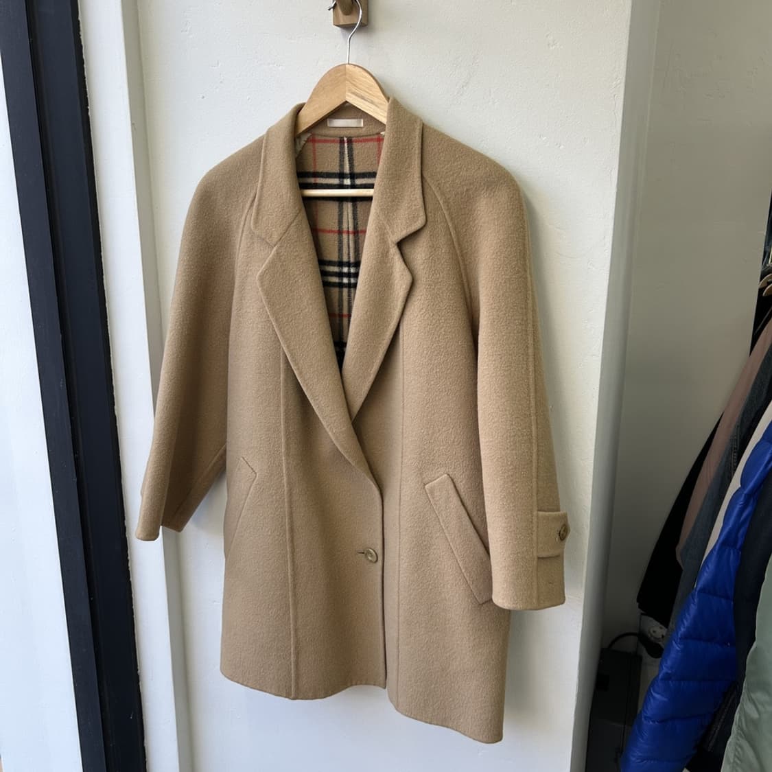 15917 - 버버리 베이지 울 코트 (울 100%) 상품이미지2
