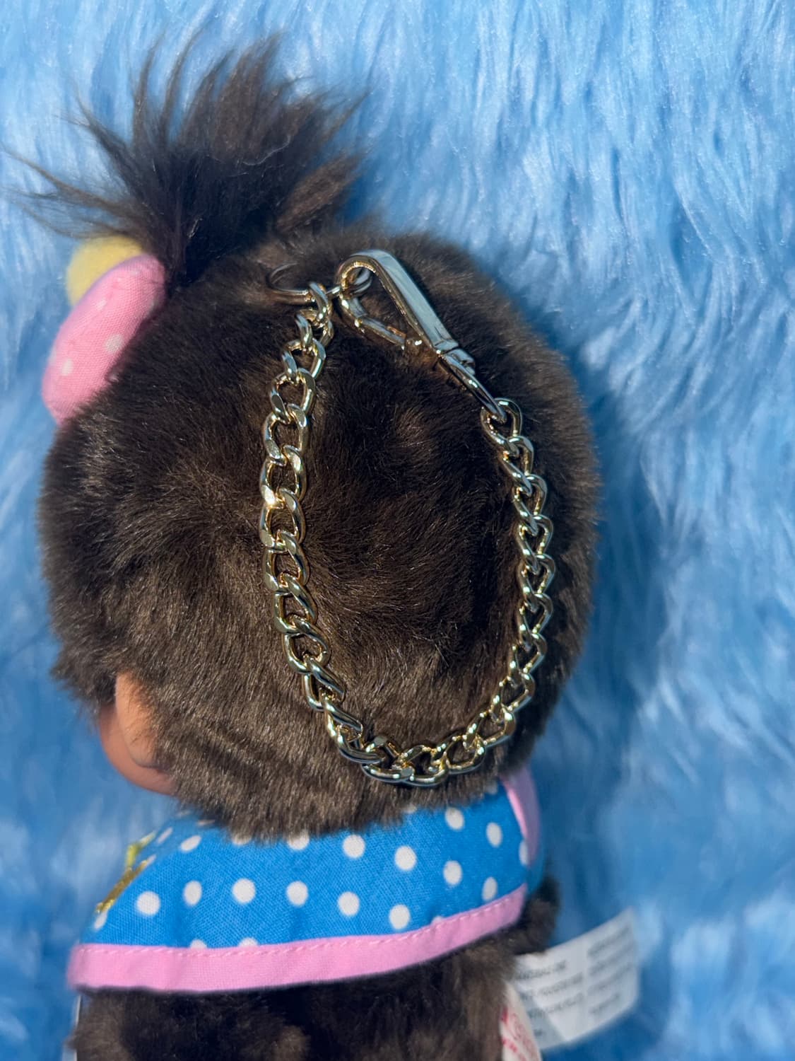 예약상품) 45주년 몬치치 망토 인형 키링 ✨🩵🩷 상품이미지3