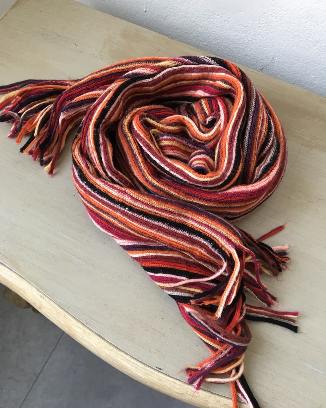  stripe pattern knit muffler 상품이미지1