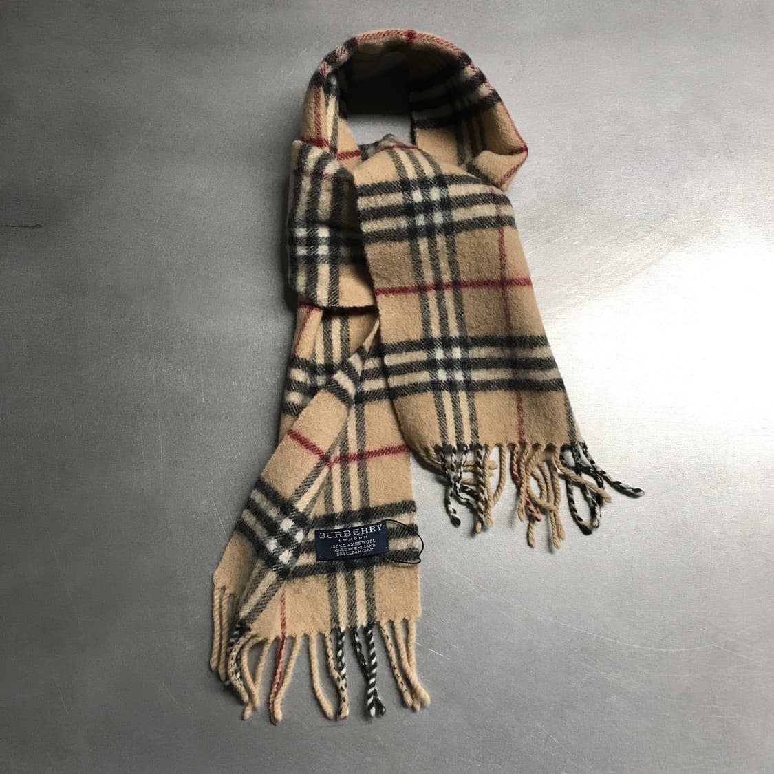 버버리 정품 램스울 머플러 베이지 상품이미지4