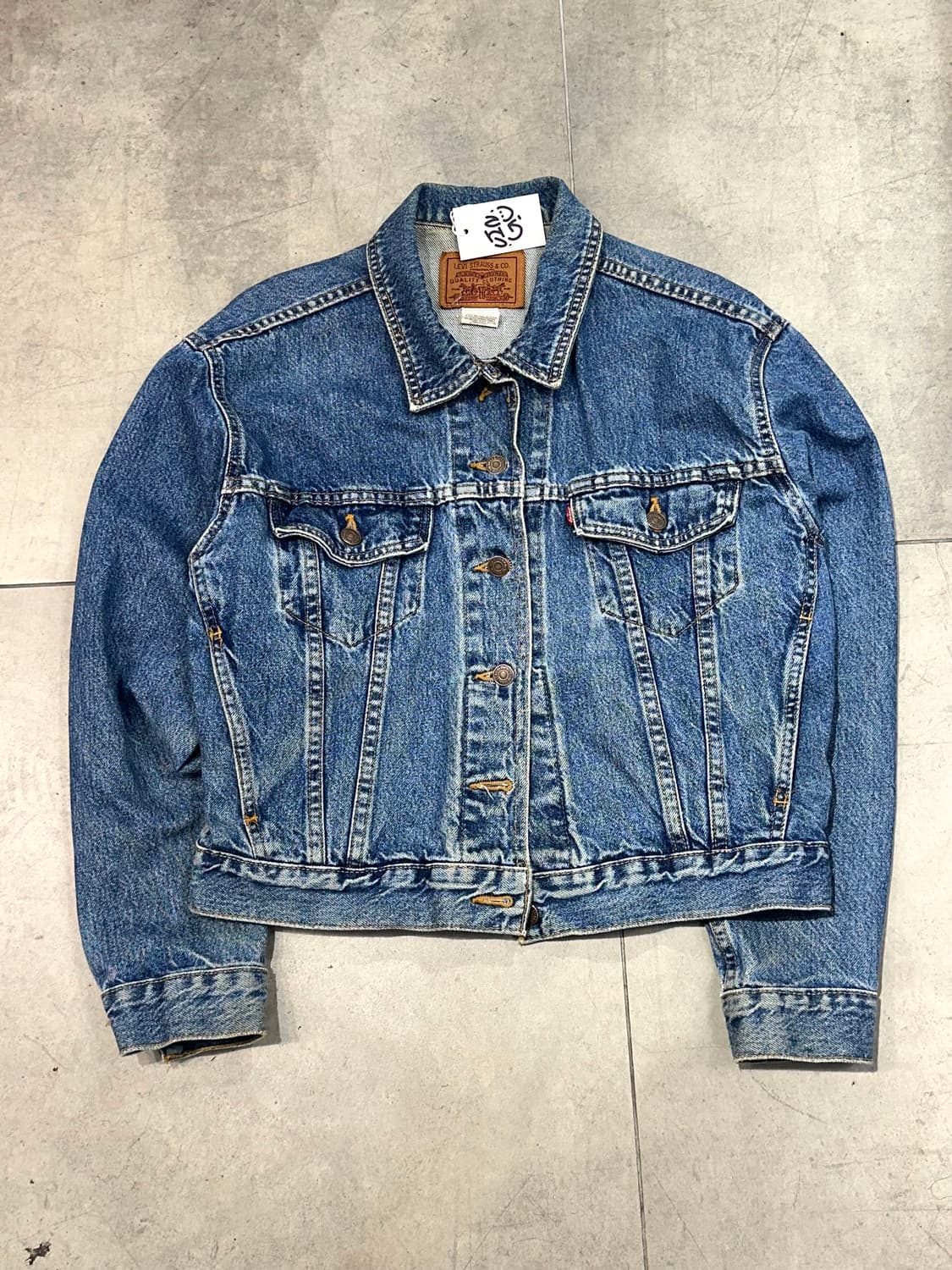 90s made in usa 리바이스 데님 트러커 자켓 상품이미지1