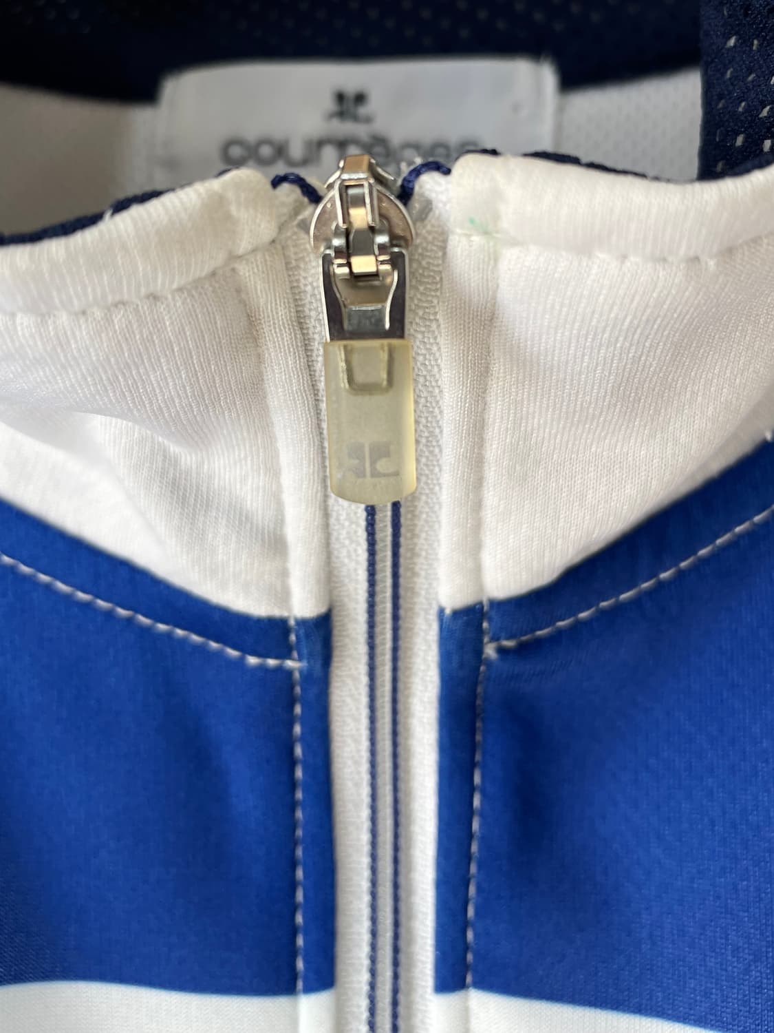 Courreges 꾸레쥬 로고 스트라이프 탑 상품이미지5