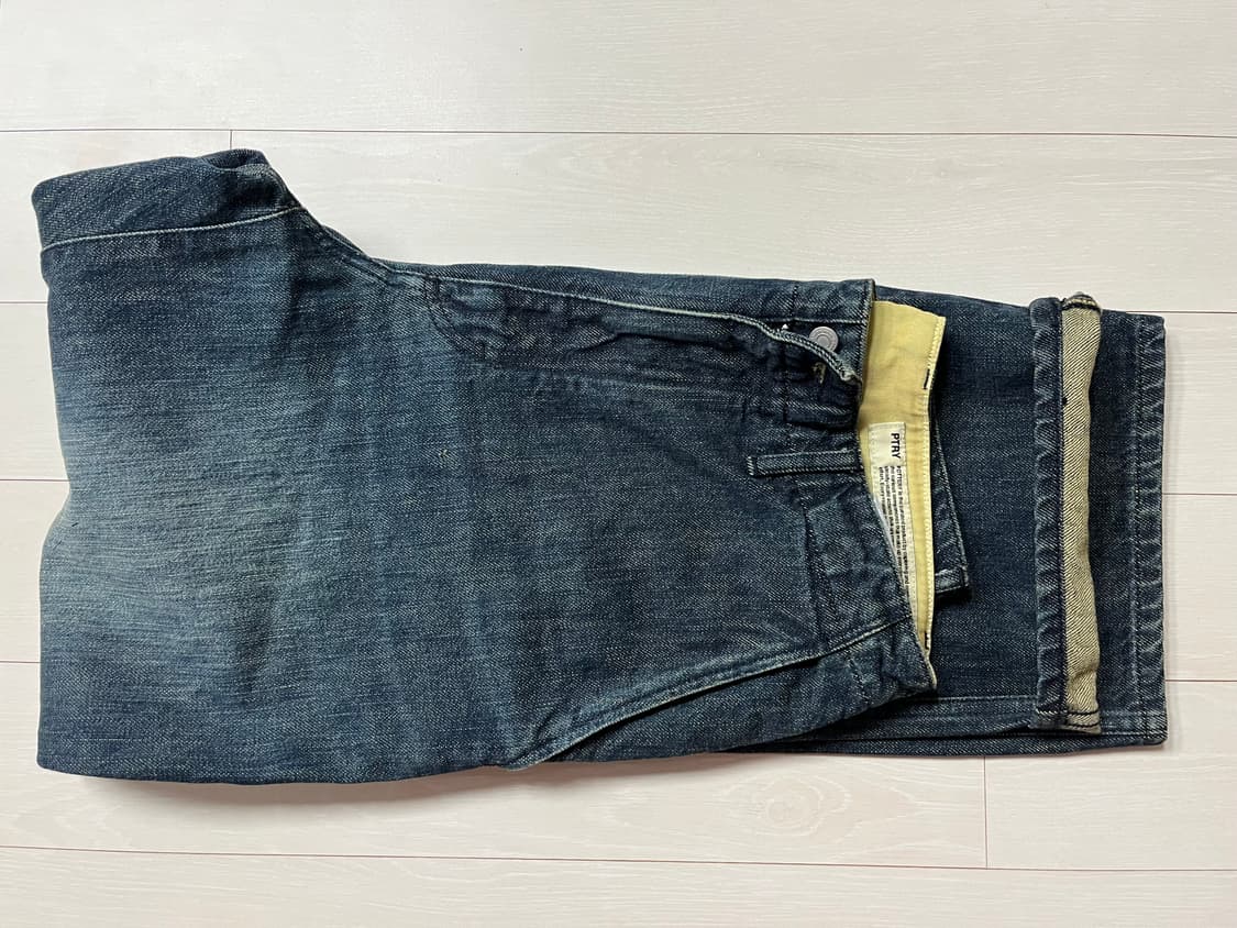 [POTTERY] 원워시드 와이드 데님 Mid Indigo _1 size 상품이미지7