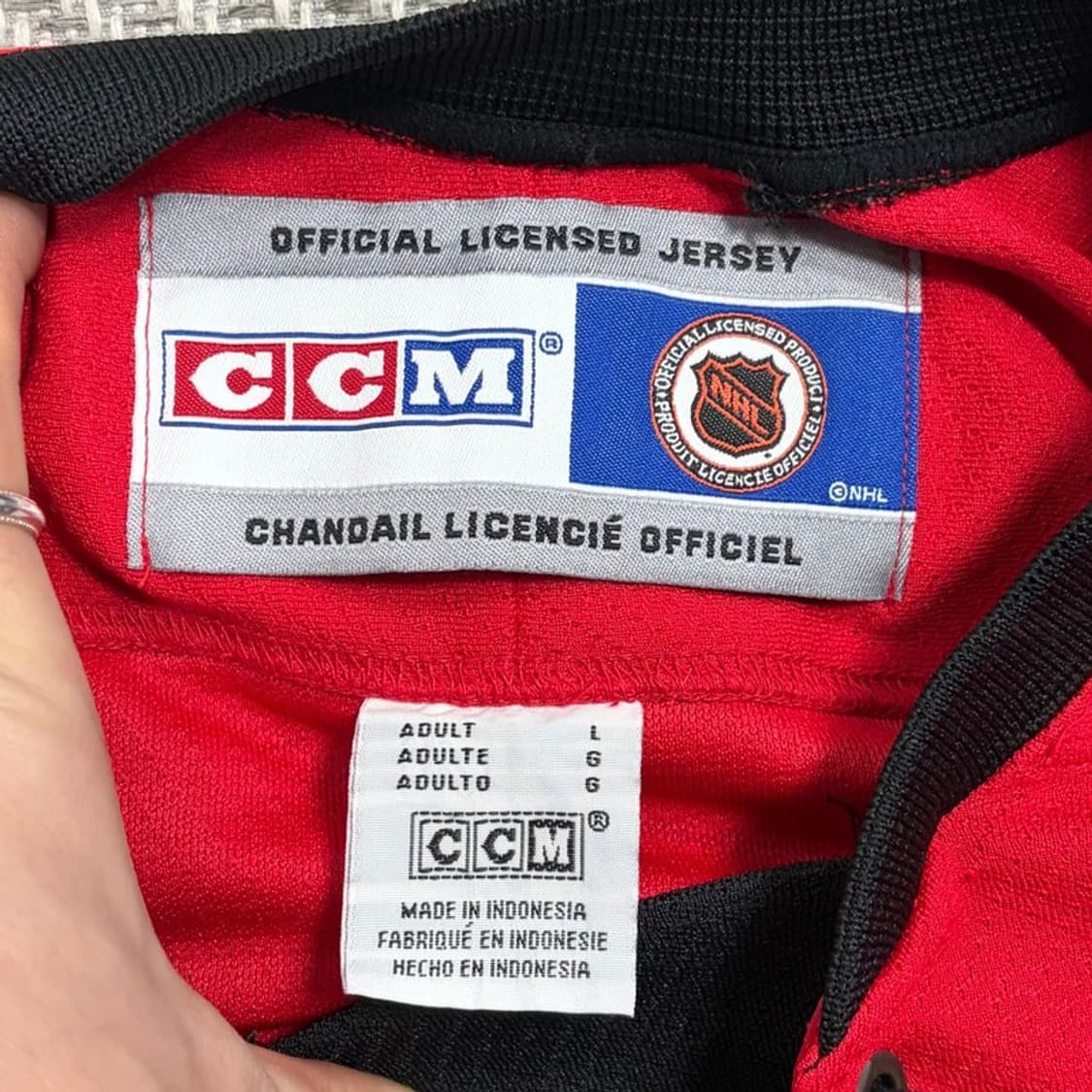 ccm 캘거리 플레임즈 nhl 하키 져지 v1737  상품이미지8