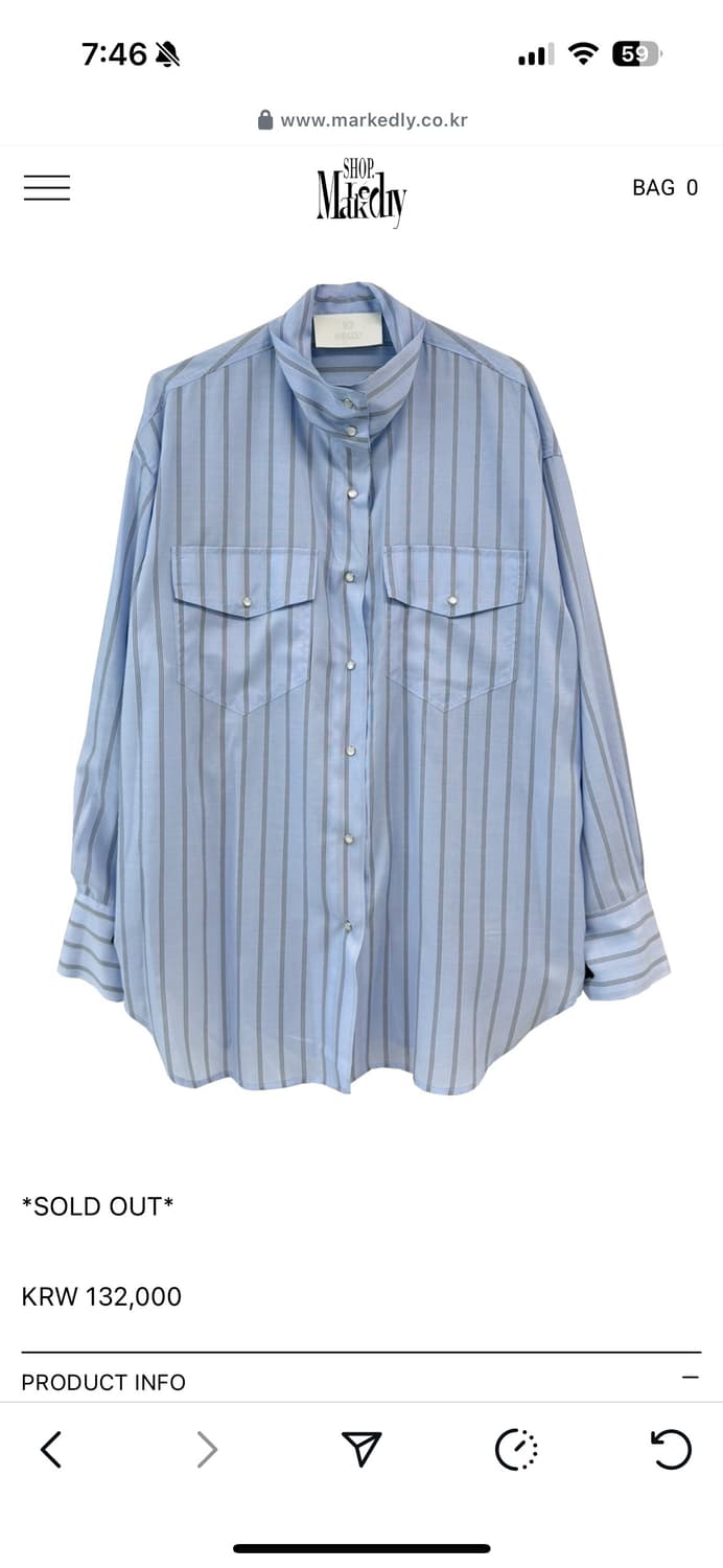 마크들리 제작 made 셔츠 상품이미지4