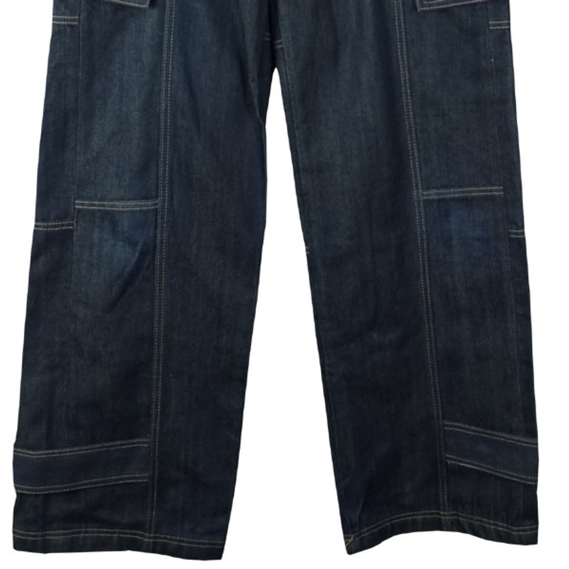 [메종미네드] 와이드 카고 인디고 데님 팬츠 바지 M18257 상품이미지5