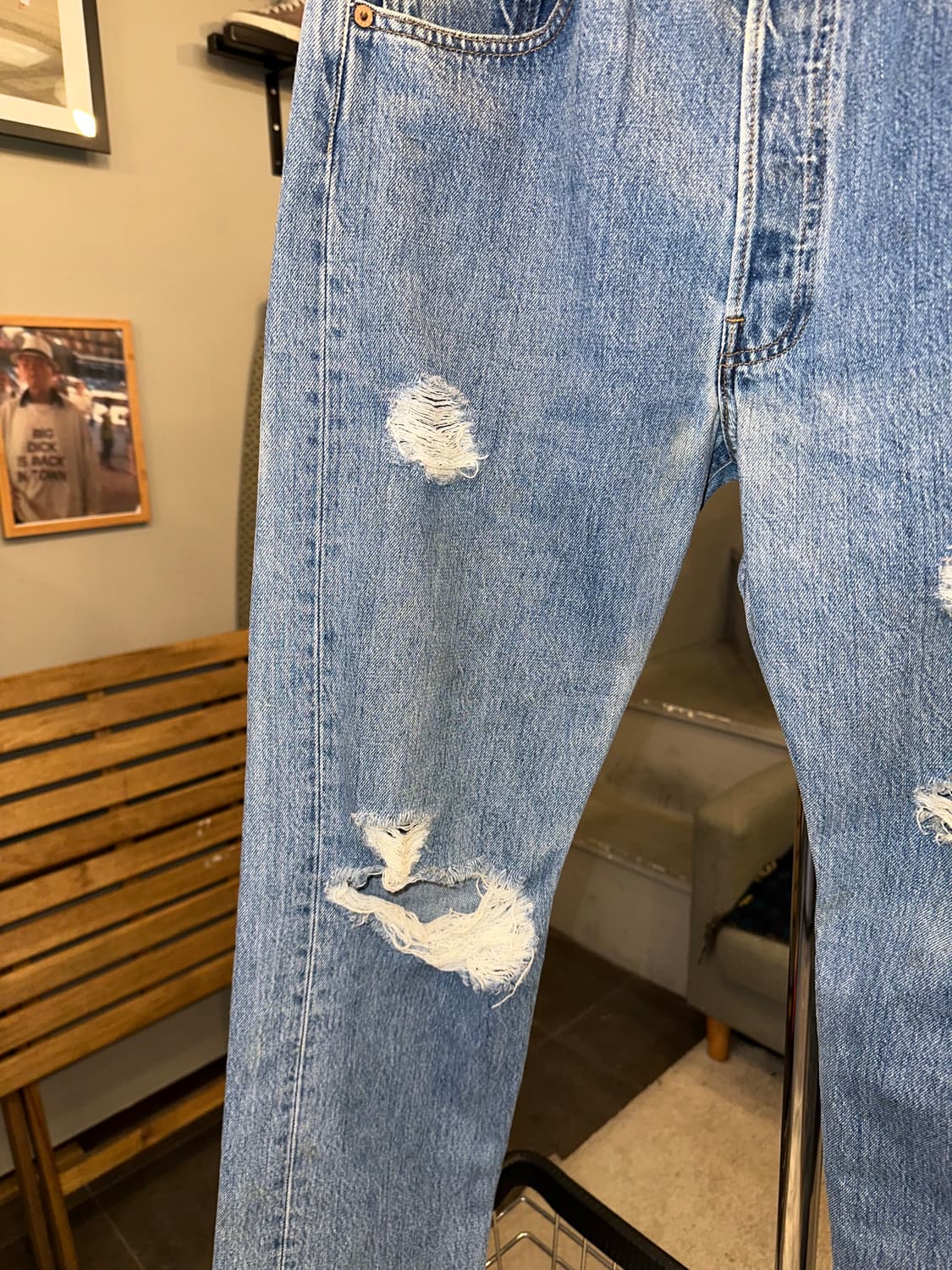 90’s Levi’s 501 552 Detroit denim pants 상품이미지6