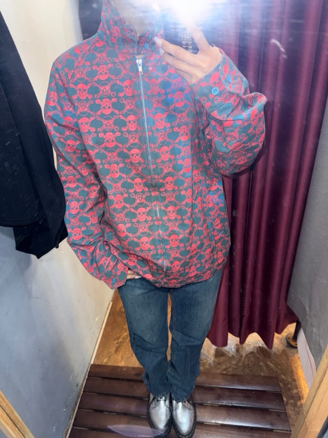 life's a beach 스컬 자켓 상품이미지2