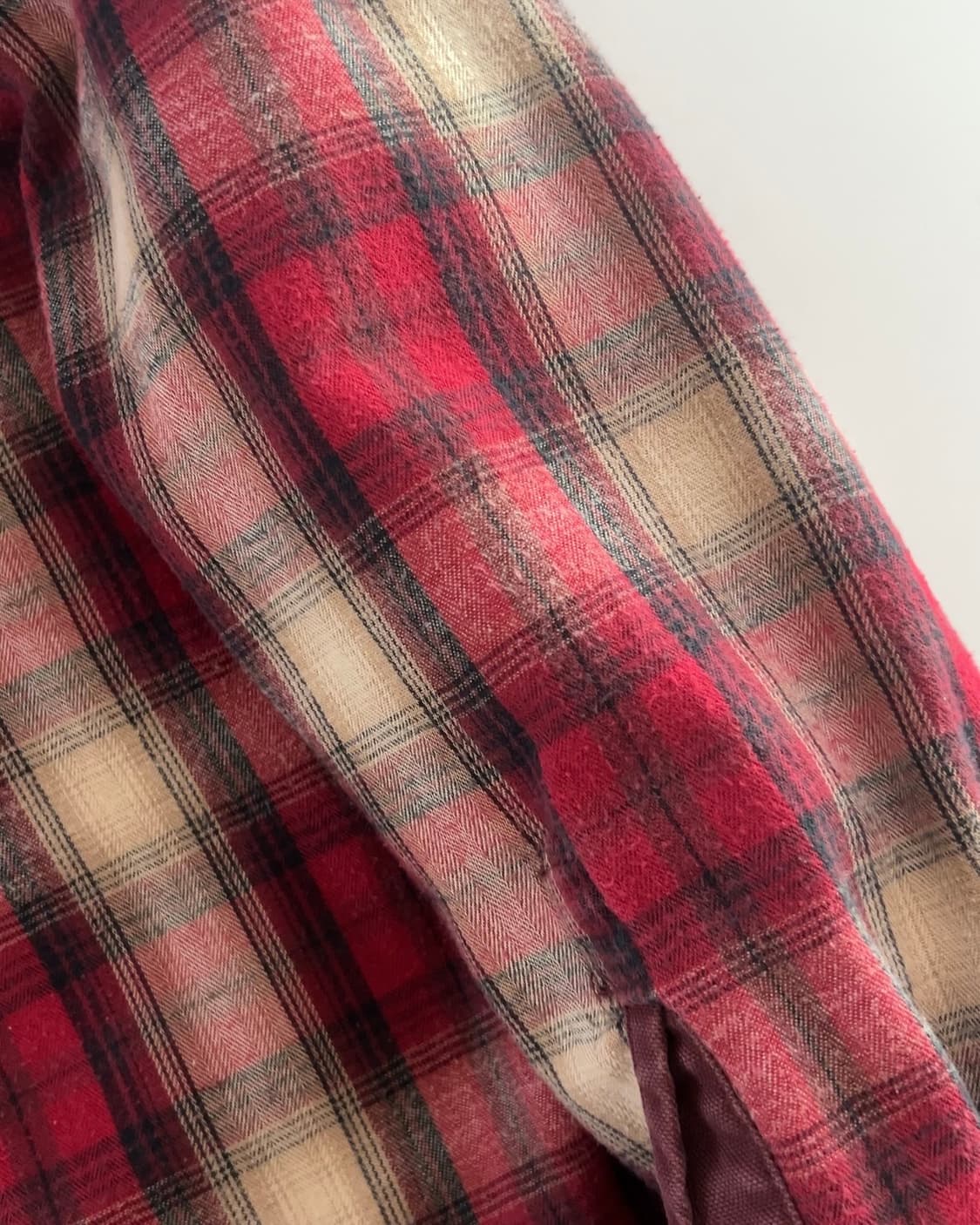 엘엘빈 버건디 워크셔츠 자켓 L 상품이미지6