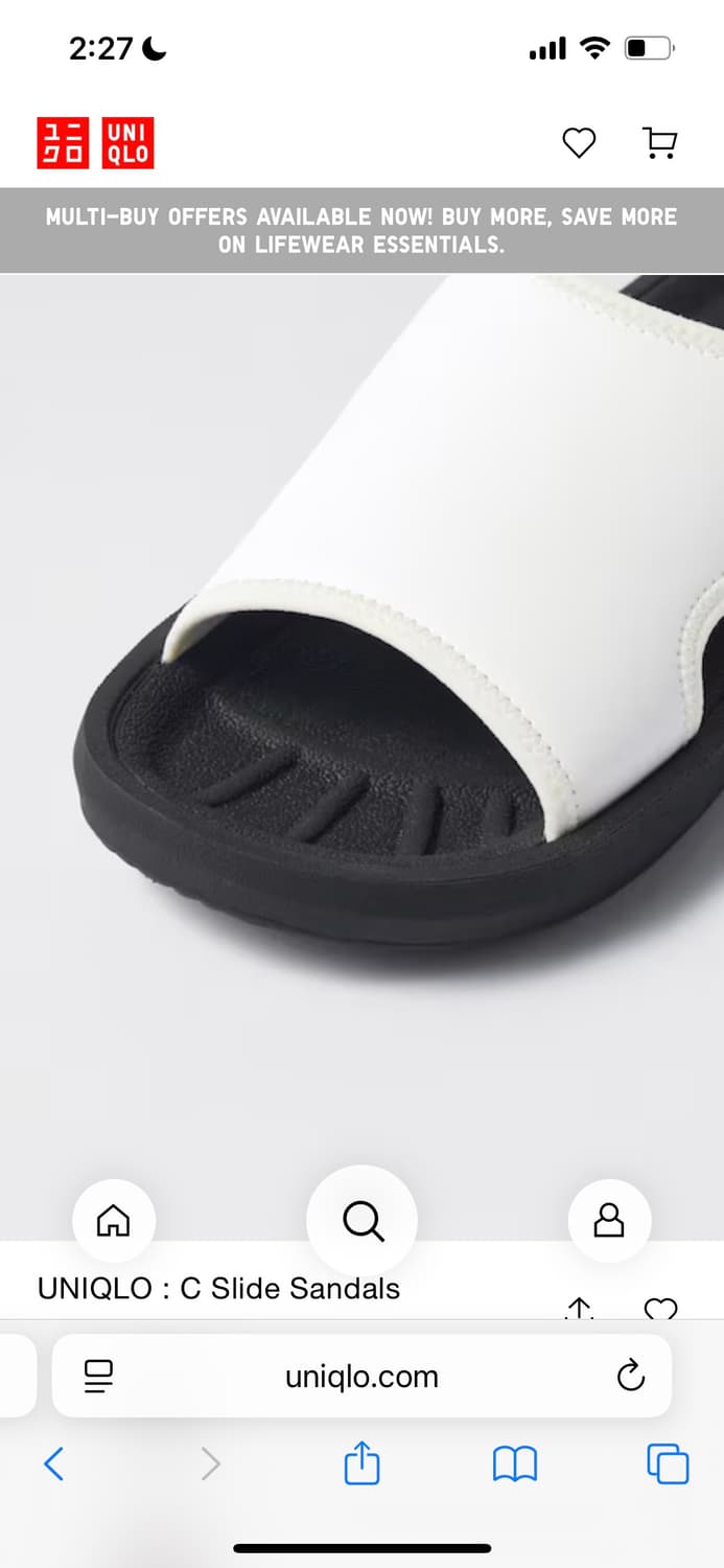 Uniqlo c 유니클로씨 슬리퍼 (225-235) 상품이미지2