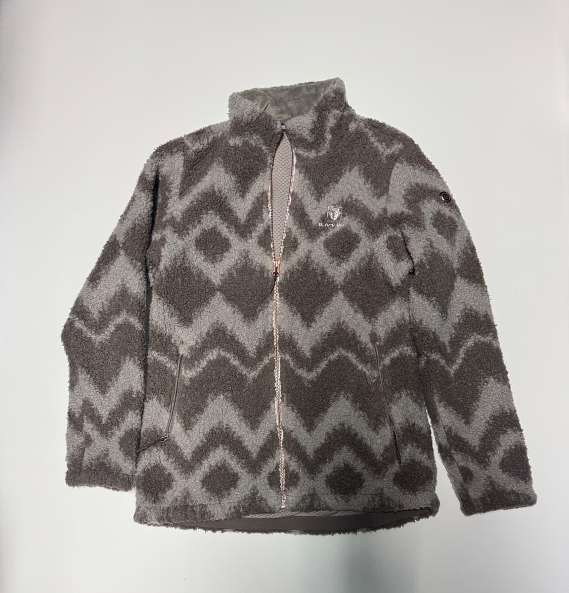 여성 블랙야크 패턴 플리스 후리스 자켓 상품이미지1