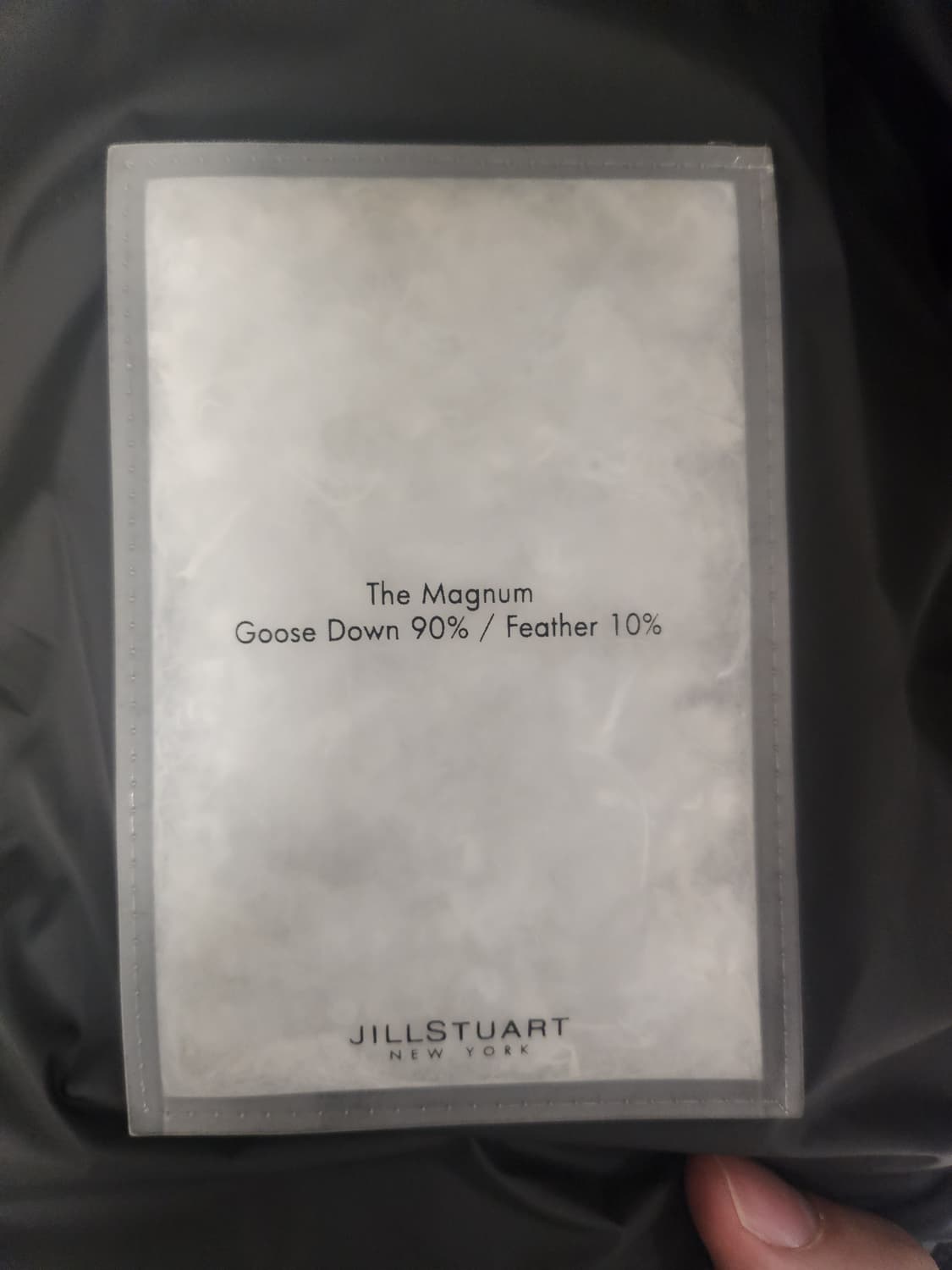 질스튜어트 매그넘 스웨이드 니트 구스패딩 L 상품이미지3